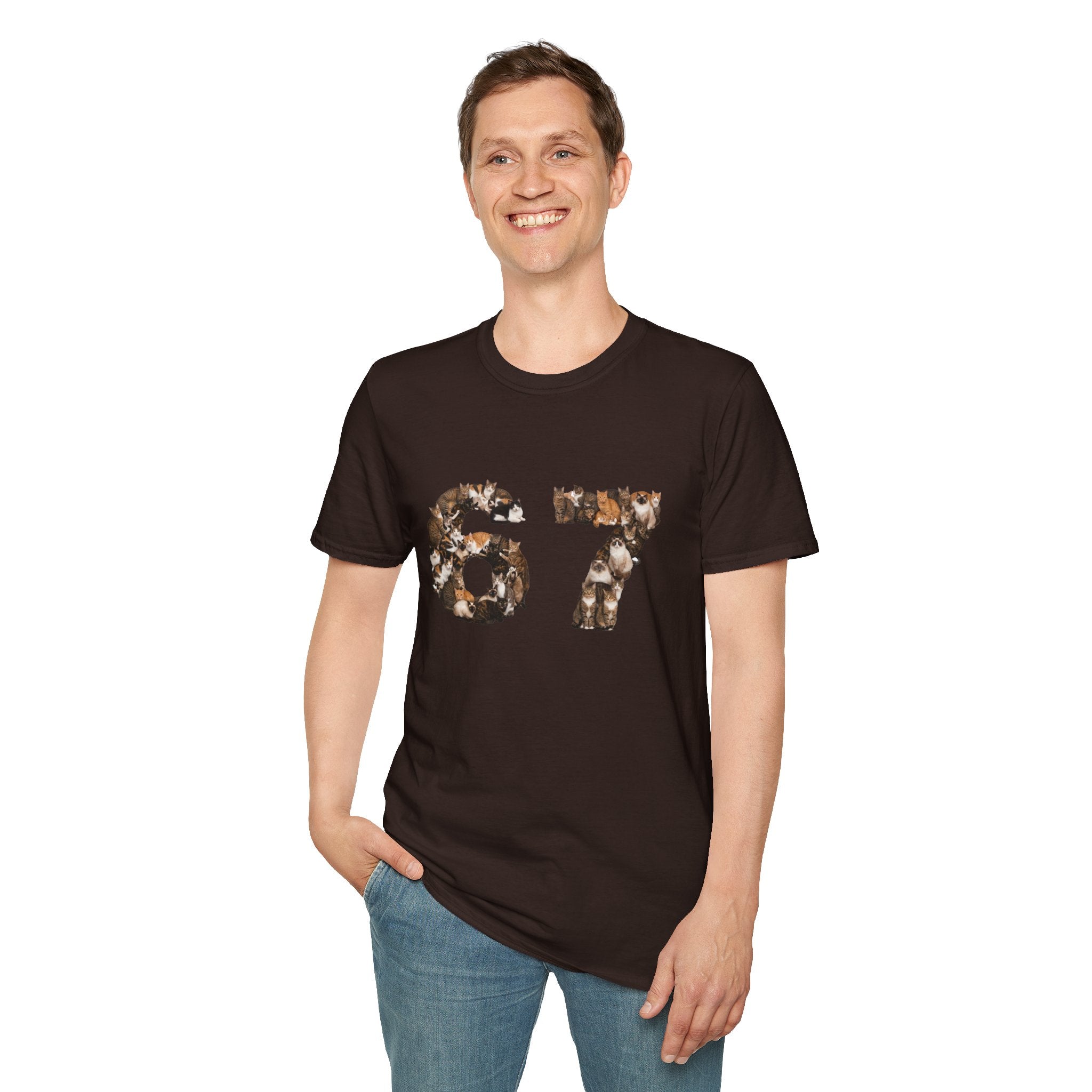 Cats 67 T-Shirt — Funny 67 Meme Tee for Cat Lovers