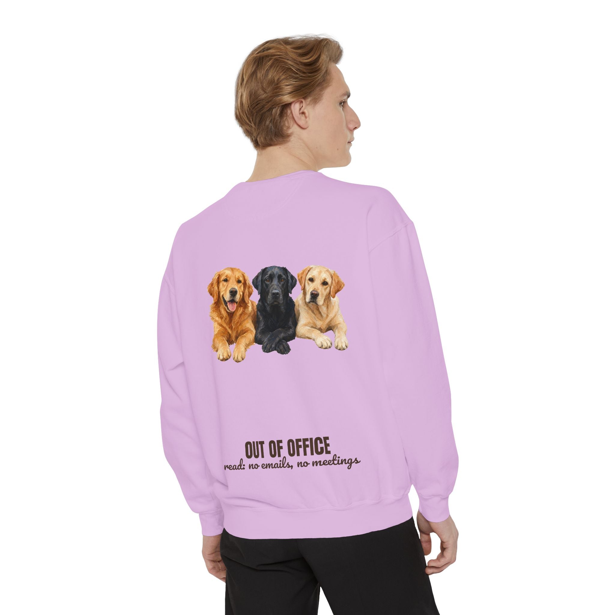 Out of Office Dogs Shirt, No Emails No Meetings Tee, Funny Work Dog Lover Gift, Lazy Weekend Sweatshirt