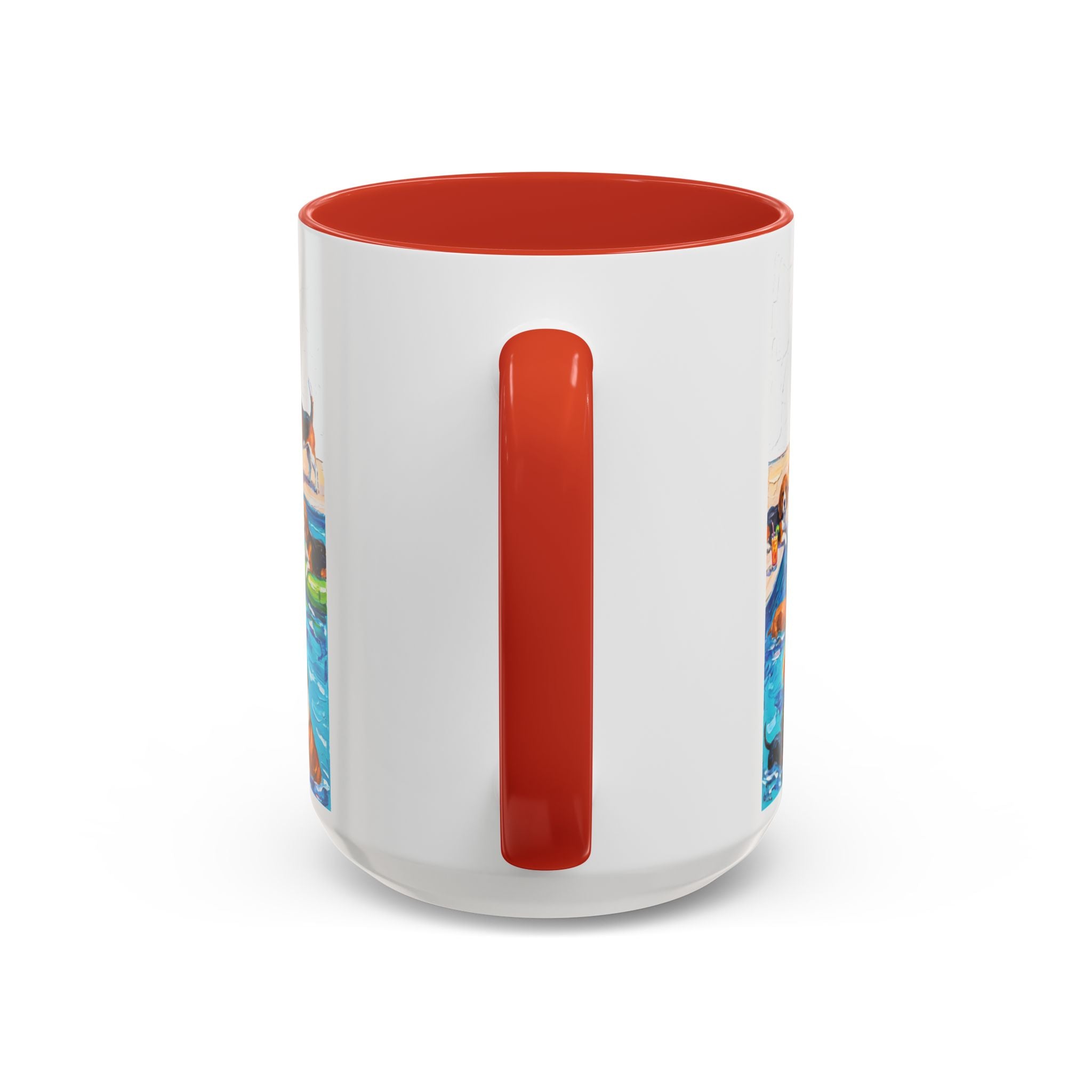 Dogs Pool Party Coffee Mug — Funny Summer Dog Mug (15 oz)