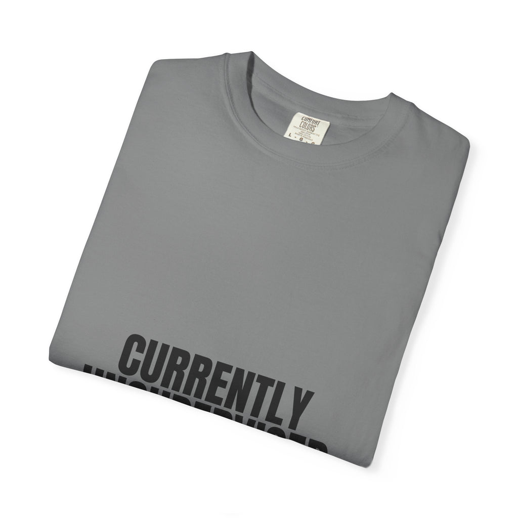 Currently Unsupervised Shirt, Funny Sarcastic Tee, Gag Gift, Humor Sweatshirt