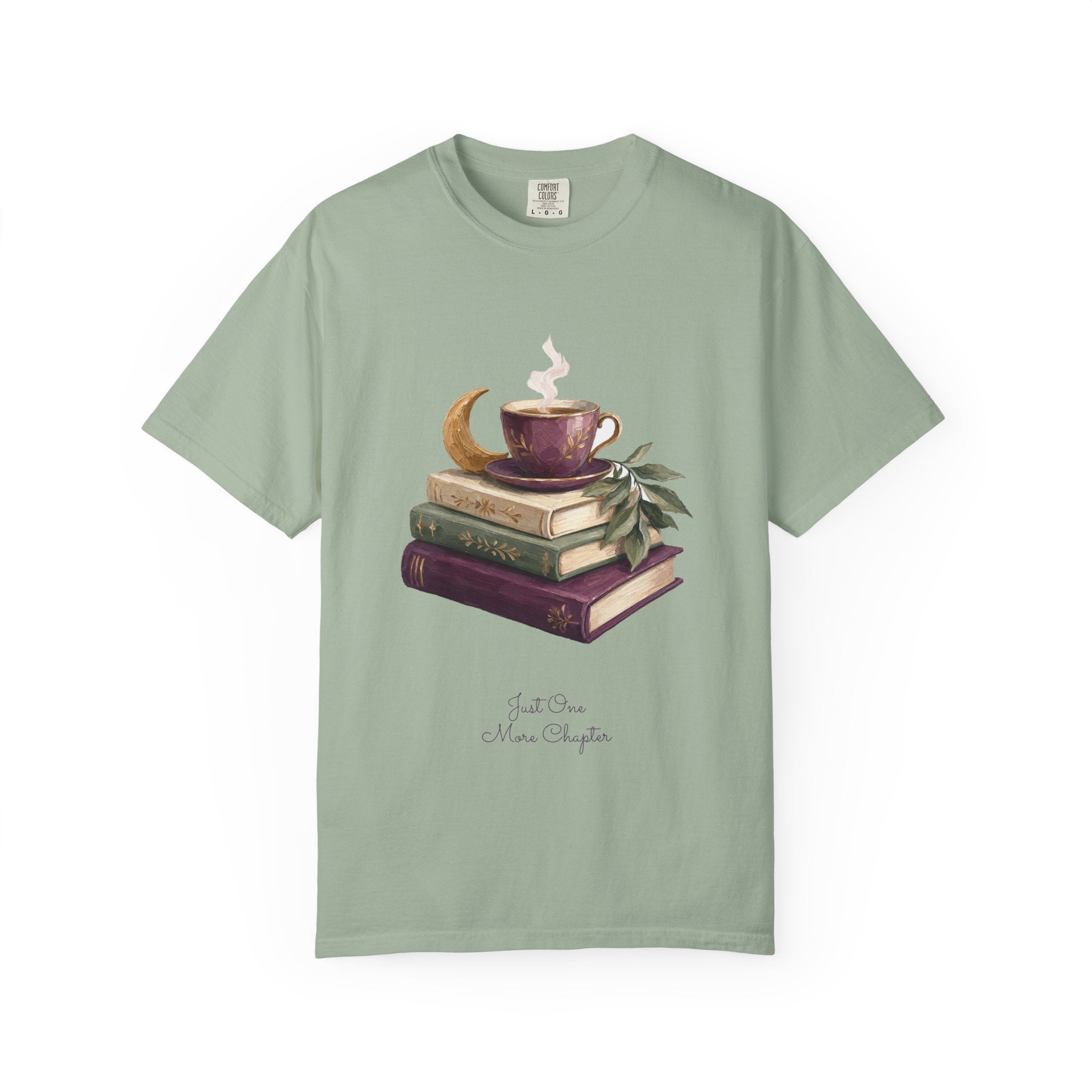 Just One More Chapter Shirt, Bookish Reader Tee, Book Lover Cozy Gift, Painterly Reading Sweatshirt