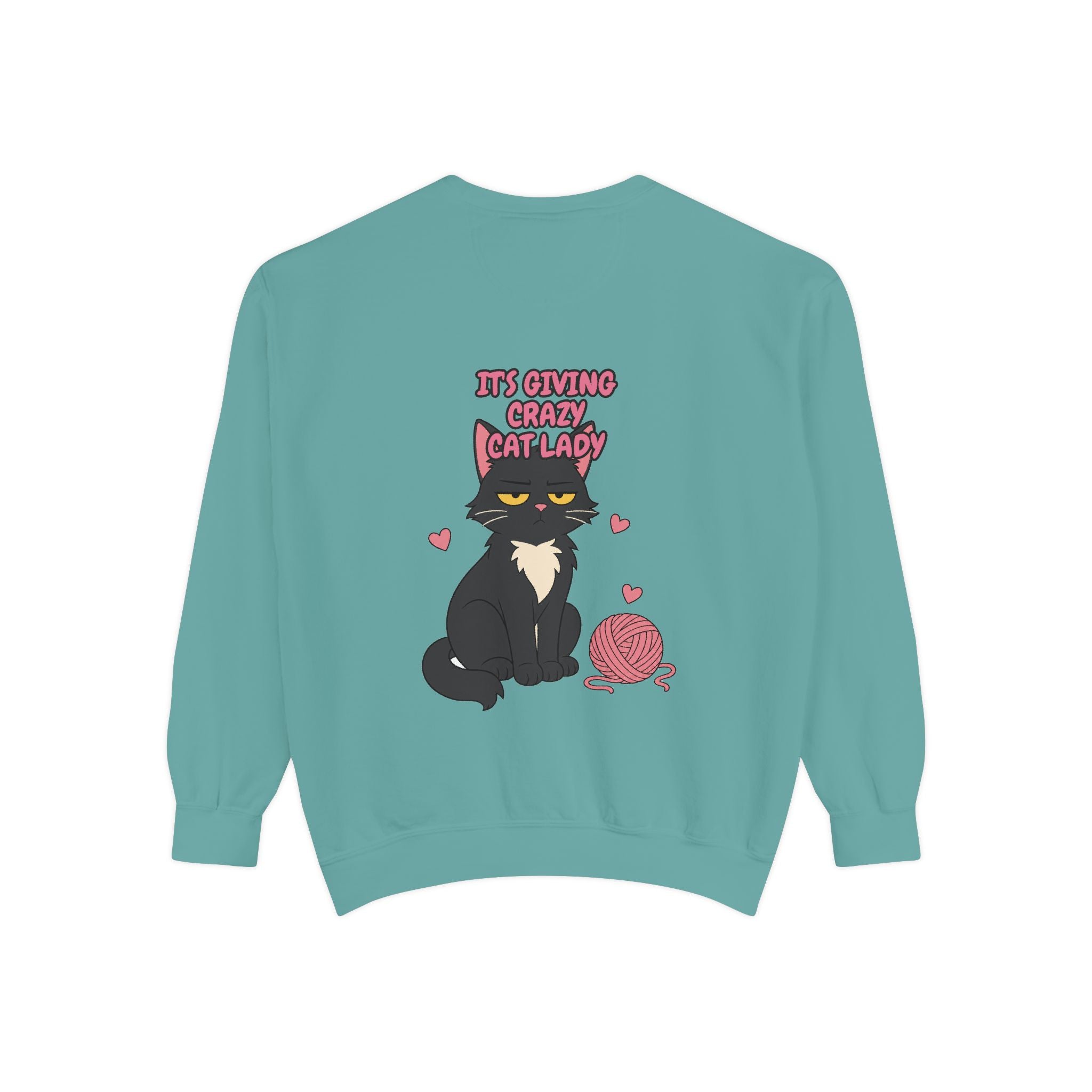 It's Giving Crazy Cat Lady Shirt, Funny Cat Mom Tee, Cat Lover Gift, Sarcastic Cat Owner Sweatshirt