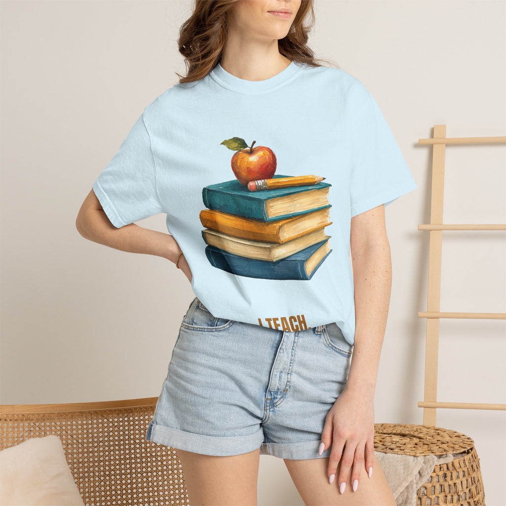 Teacher Shirt, I Teach What's Your Superpower Tee, Teacher Appreciation Gift, Painterly Back to School Sweatshirt