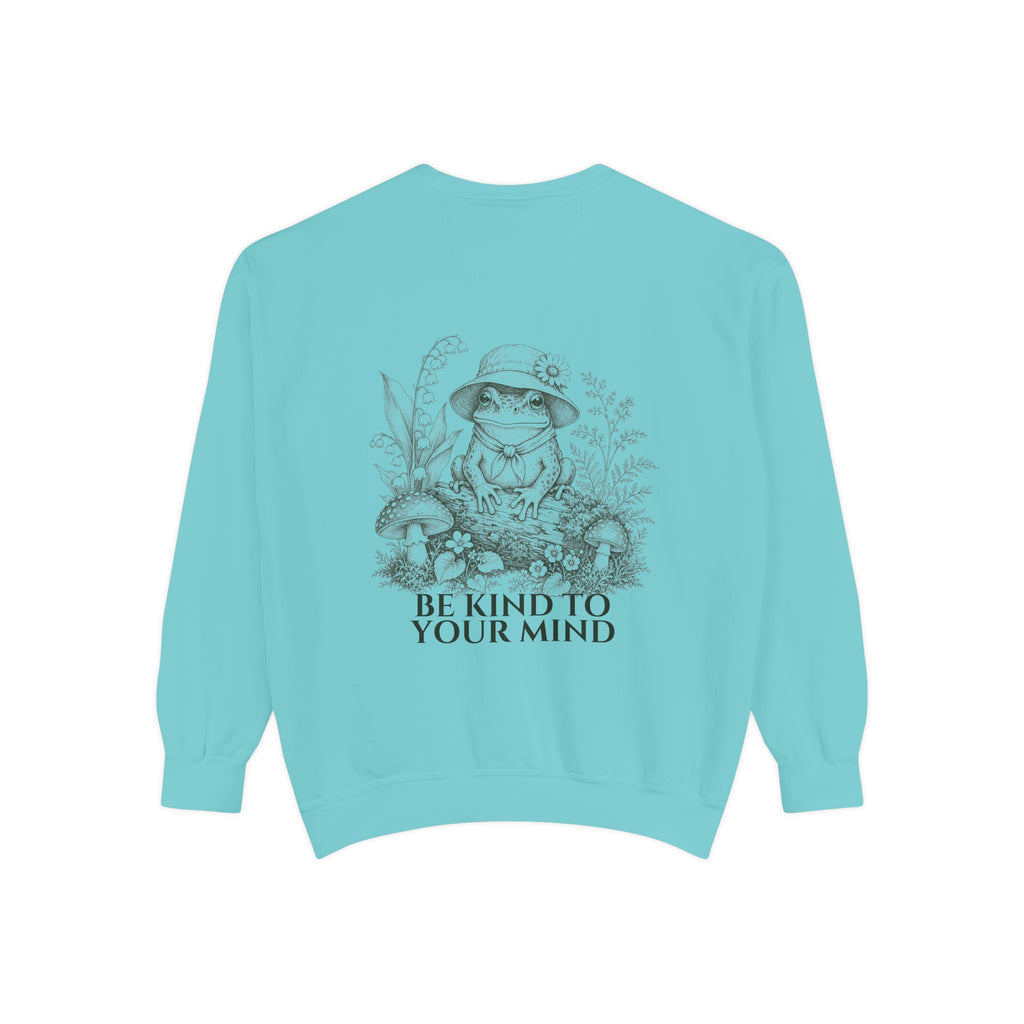Be Kind To Your Mind Shirt, Cute Frog Tee, Mental Health Awareness Gift, Kawaii Frog Sweatshirt