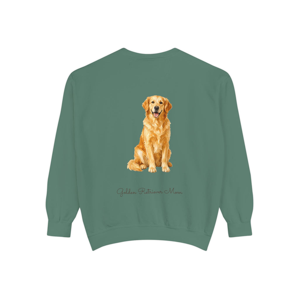 Golden Retriever Mom Shirt, Painterly Golden Dog Mom Tee, Cute Golden Lover Gift, Dog Owner Sweatshirt for Her