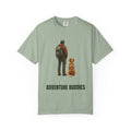 Adventure Buddies Shirt, Dog and Human Hiking Tee, Matching Dog Owner Gift, Painterly Outdoor Sweatshirt