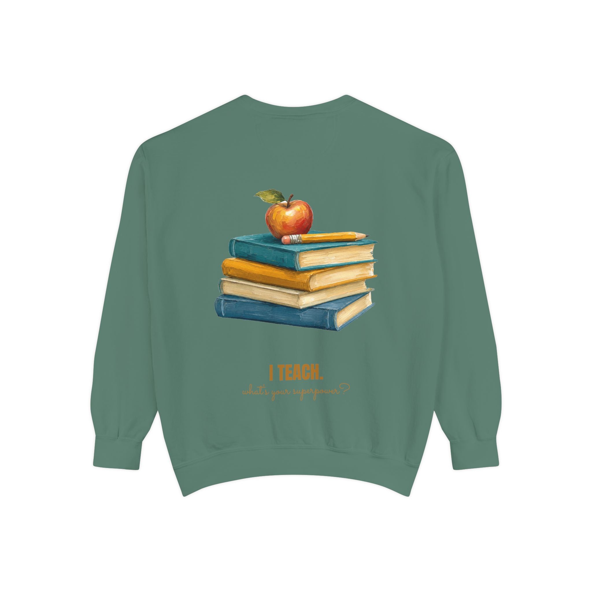Teacher Shirt, I Teach What's Your Superpower Tee, Teacher Appreciation Gift, Painterly Back to School Sweatshirt