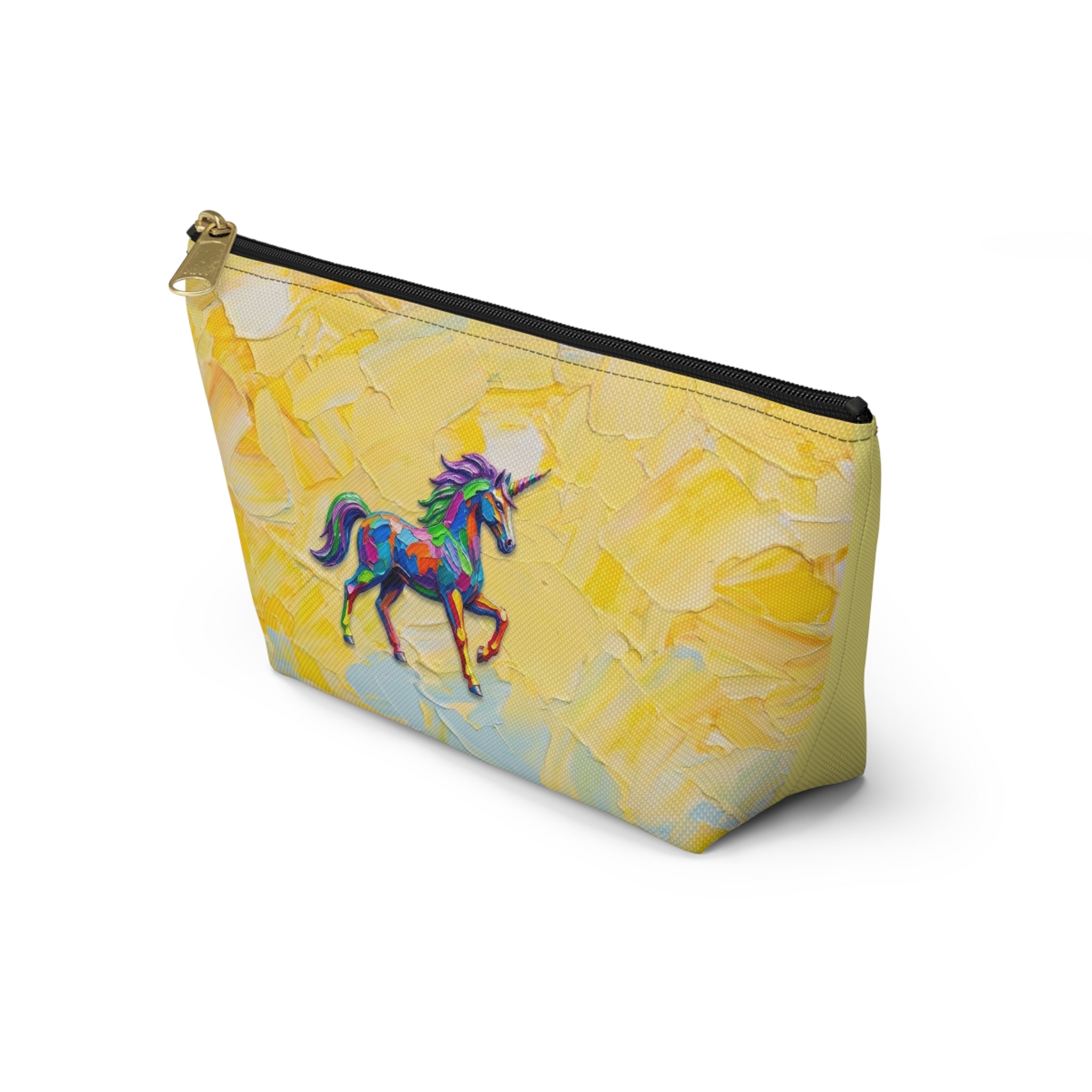 Unicorn Zip Pouch — Colorful Unicorn Makeup Bag & Pencil Case