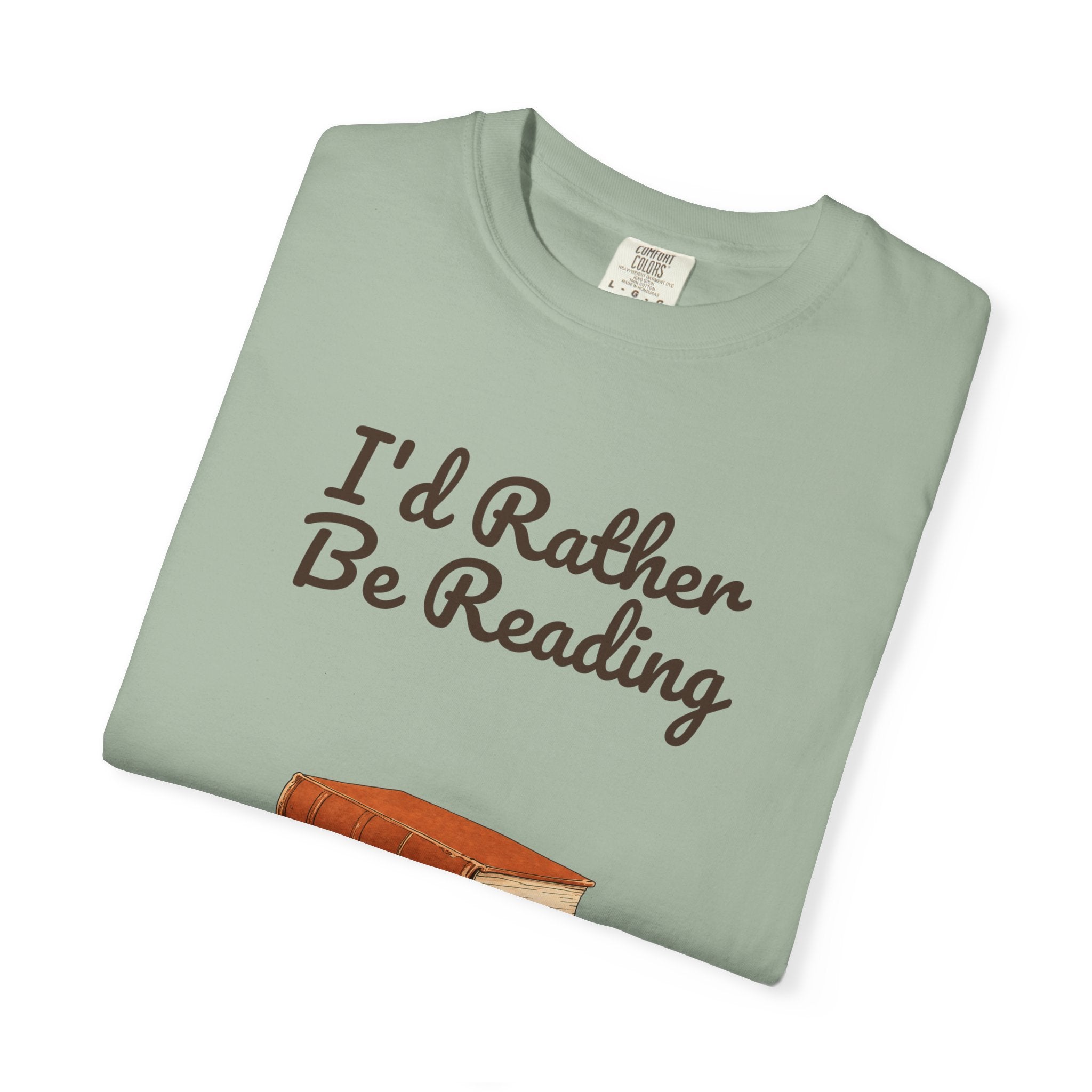 I'd Rather Be Reading Shirt, Book Lover Tee, Bookish Reader Gift, Cozy Sunflower Reading Sweatshirt