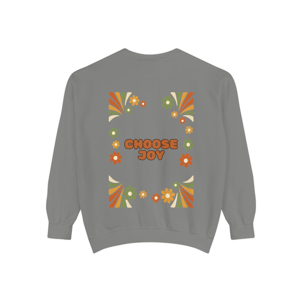 Choose Joy Shirt, Retro Groovy Tee, 70s Aesthetic Gift, Positive Affirmation Sweatshirt