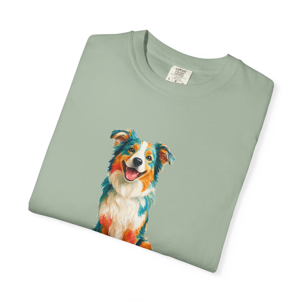 Dog Mom Shirt, Vibrant Painterly Dog Tee, Bold Dog Lover Gift, Colorful Dog Owner Sweatshirt