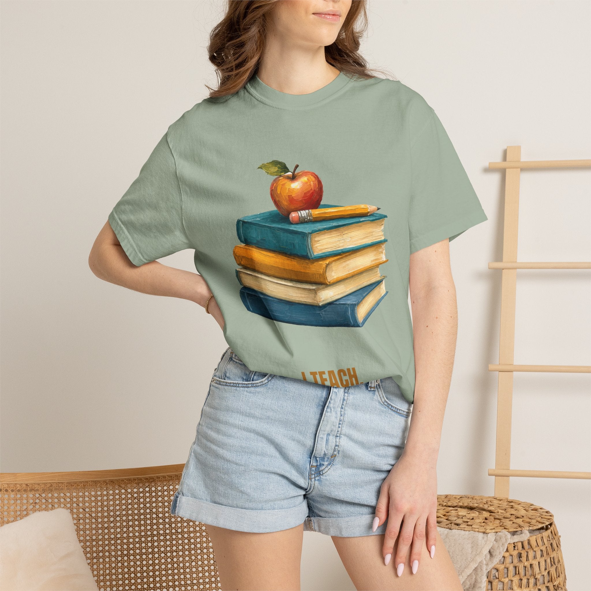 Teacher Shirt, I Teach What's Your Superpower Tee, Teacher Appreciation Gift, Painterly Back to School Sweatshirt