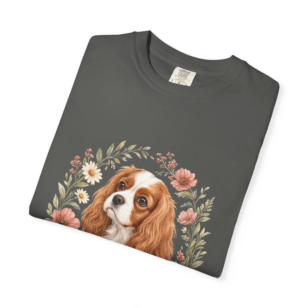 Cavalier Mom Shirt, Cavalier King Charles Spaniel Tee, Dog Mom Gift, Wildflower Dog Lover Sweatshirt