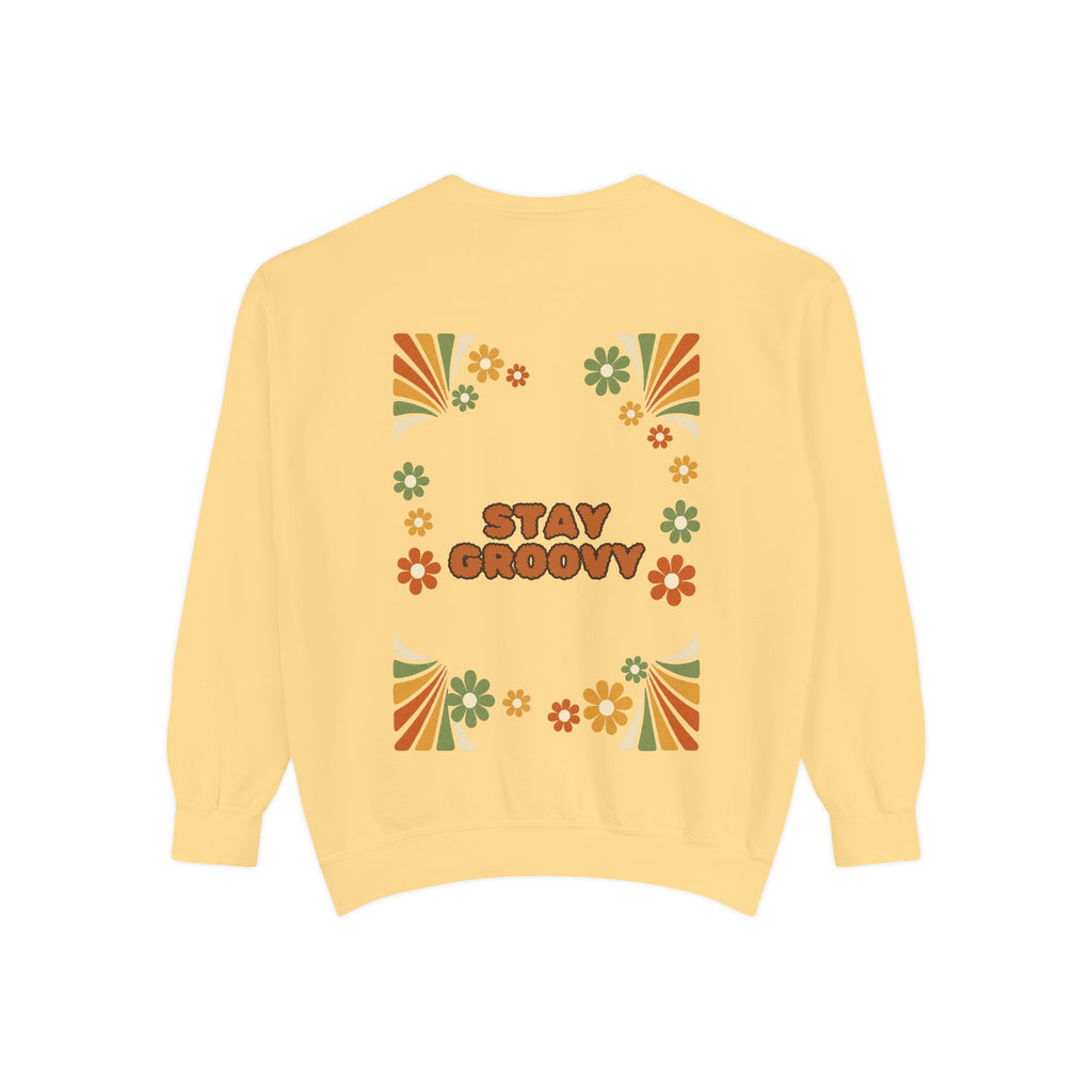 Stay Groovy Shirt, Retro 70s Tee, Groovy Aesthetic Gift, Positive Vibes Sweatshirt