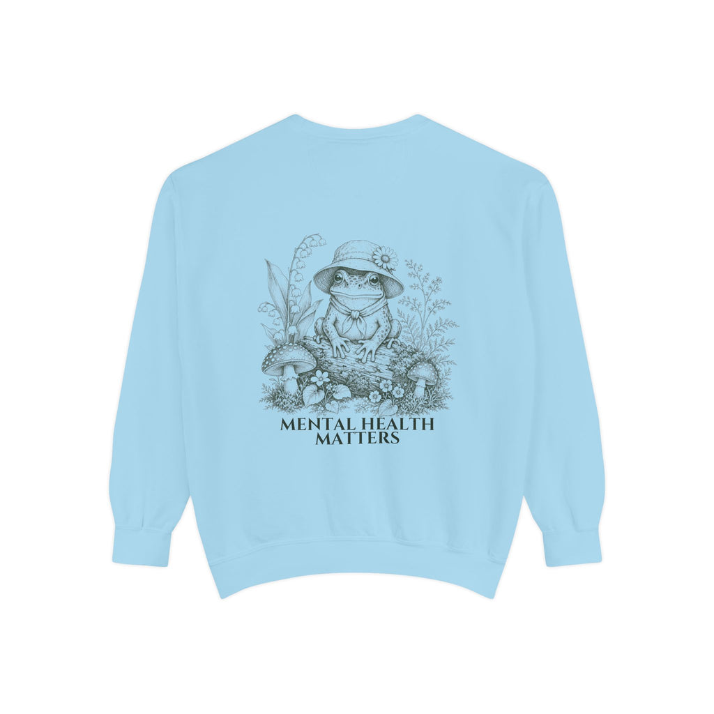 Mental Health Matters Shirt, Cute Frog Tee, Mental Health Awareness Gift, Kawaii Frog Sweatshirt