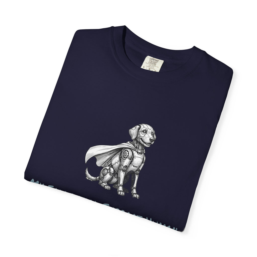 Robot Dog T-Shirt — My Emotional Support Human Is Offline