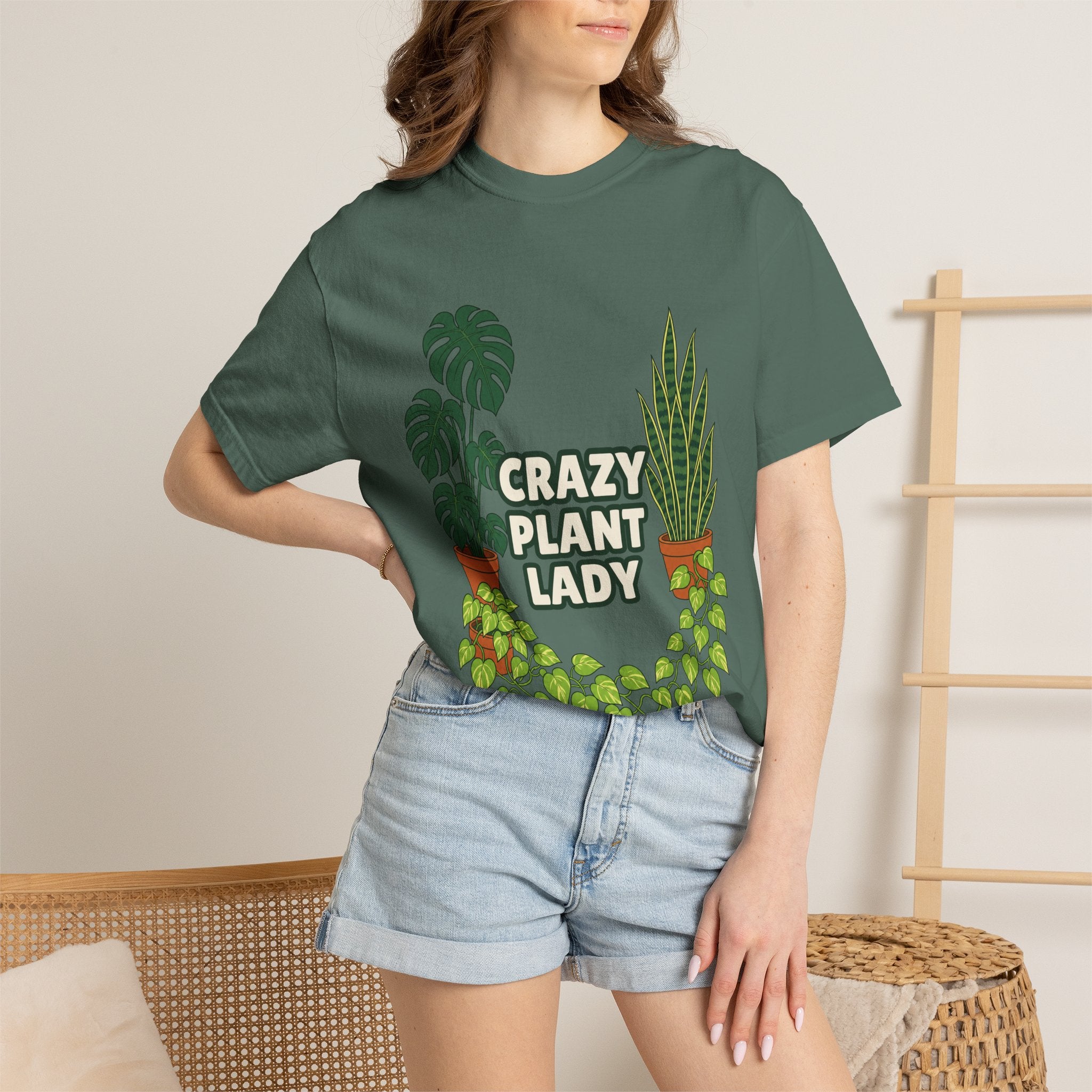 Crazy Plant Lady Shirt, Plant Mom Tee, Houseplant Lover Gift, Gardening Plant Sweatshirt