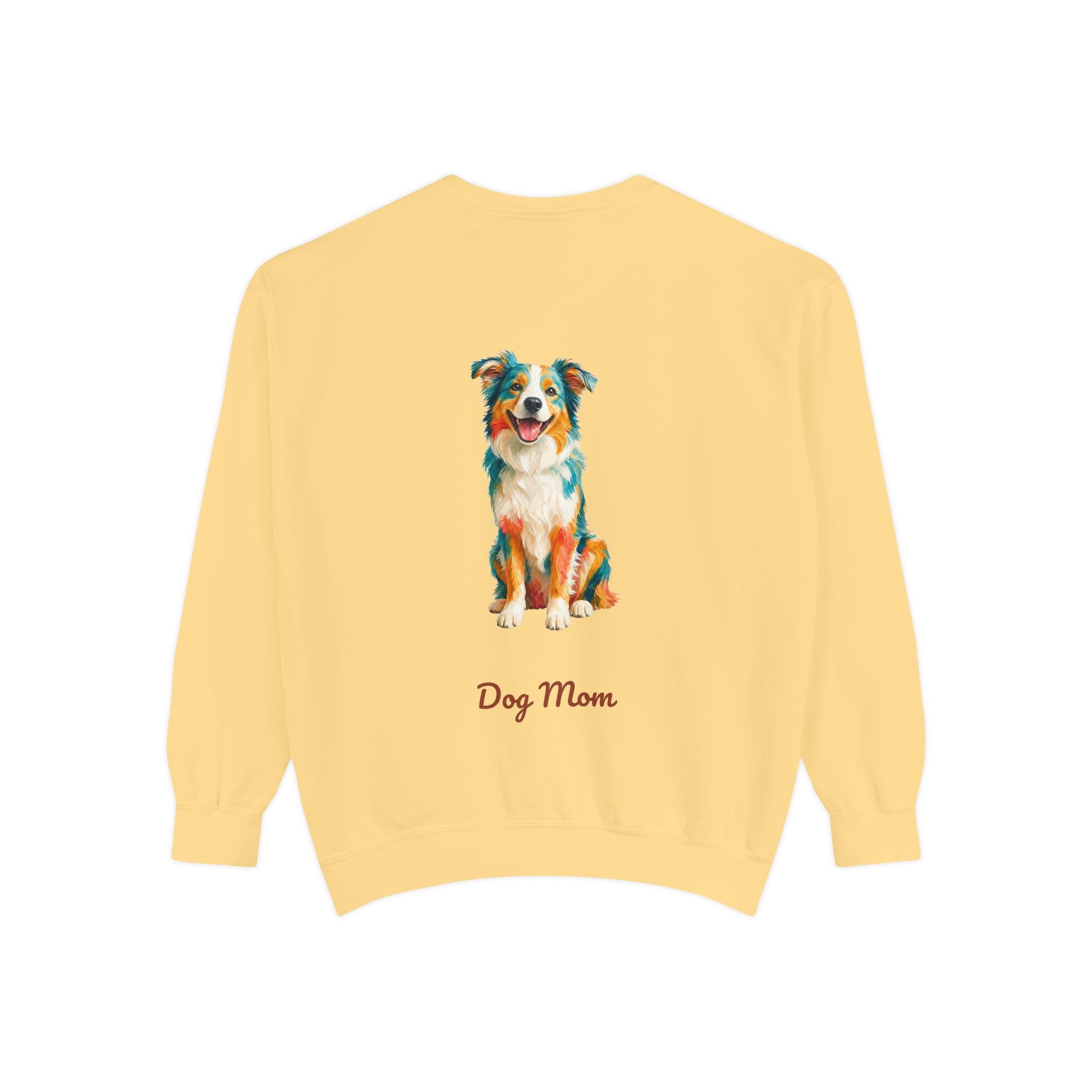 Dog Mom Shirt, Vibrant Painterly Dog Tee, Bold Dog Lover Gift, Colorful Dog Owner Sweatshirt