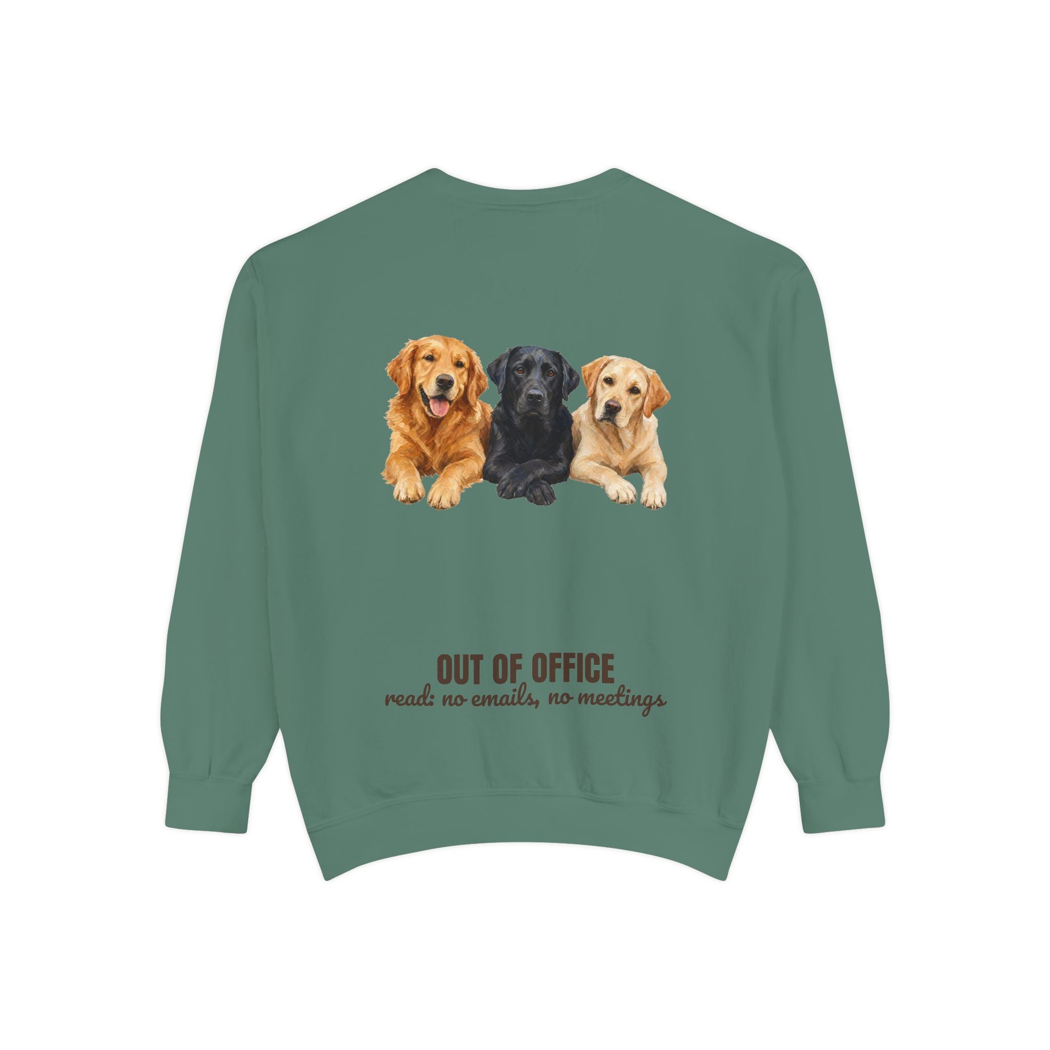 Out of Office Dogs Shirt, No Emails No Meetings Tee, Funny Work Dog Lover Gift, Lazy Weekend Sweatshirt