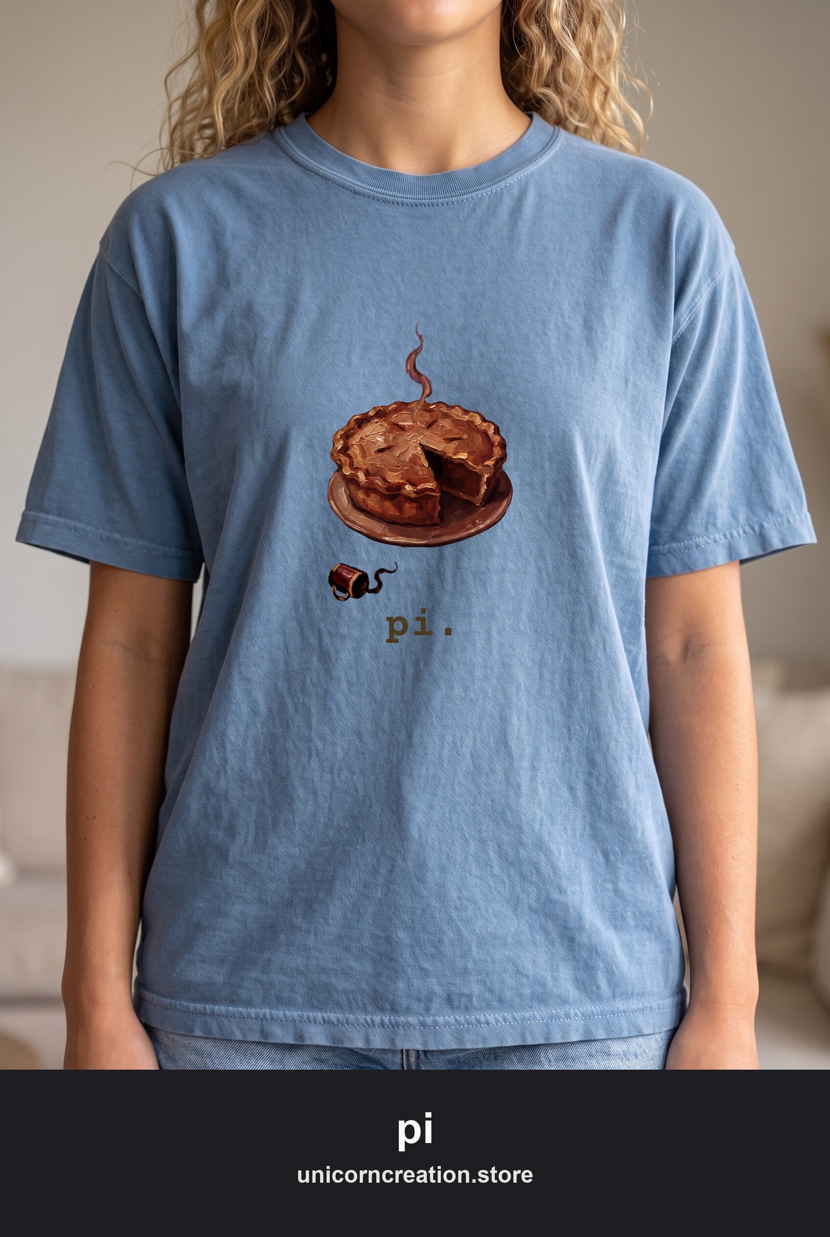 Pi Golden Pie Shirt, Funny Math Teacher Tee, Pi Day Tee, Math Lover Teacher Gift