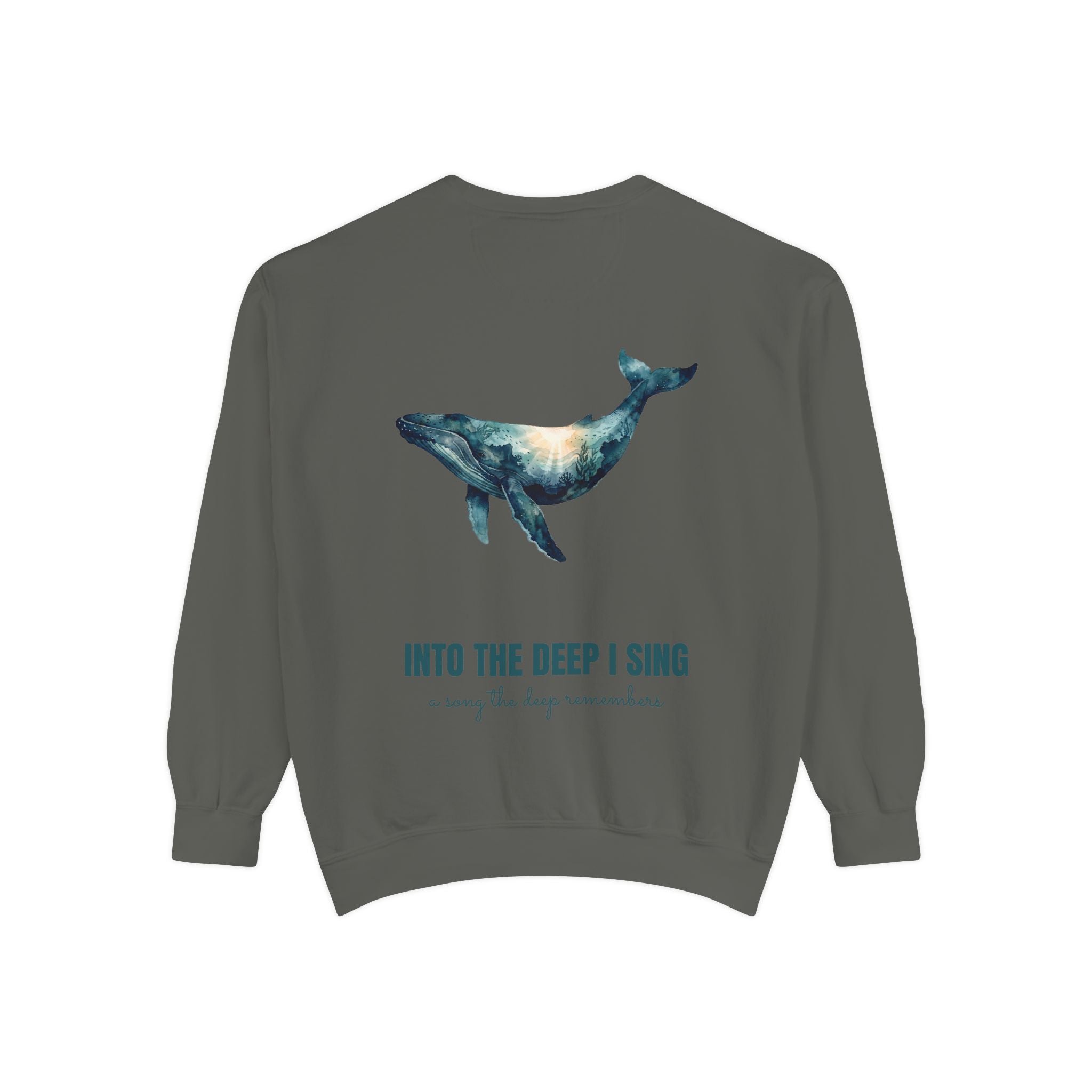 Into the Deep I Sing Shirt, Humpback Whale Double Exposure Tee, Ocean Lover Marine Life Gift, Nautical Sweatshirt