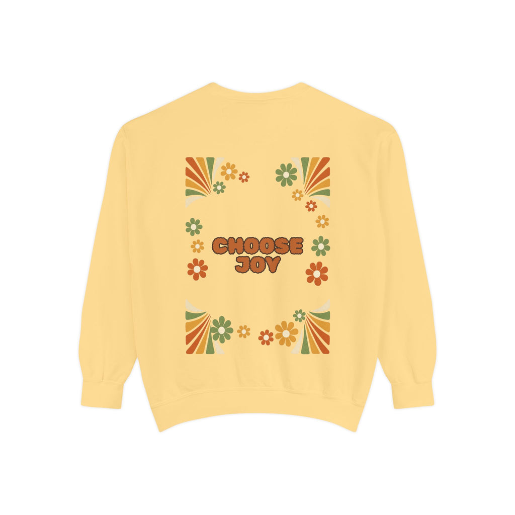 Choose Joy Shirt, Retro Groovy Tee, 70s Aesthetic Gift, Positive Affirmation Sweatshirt