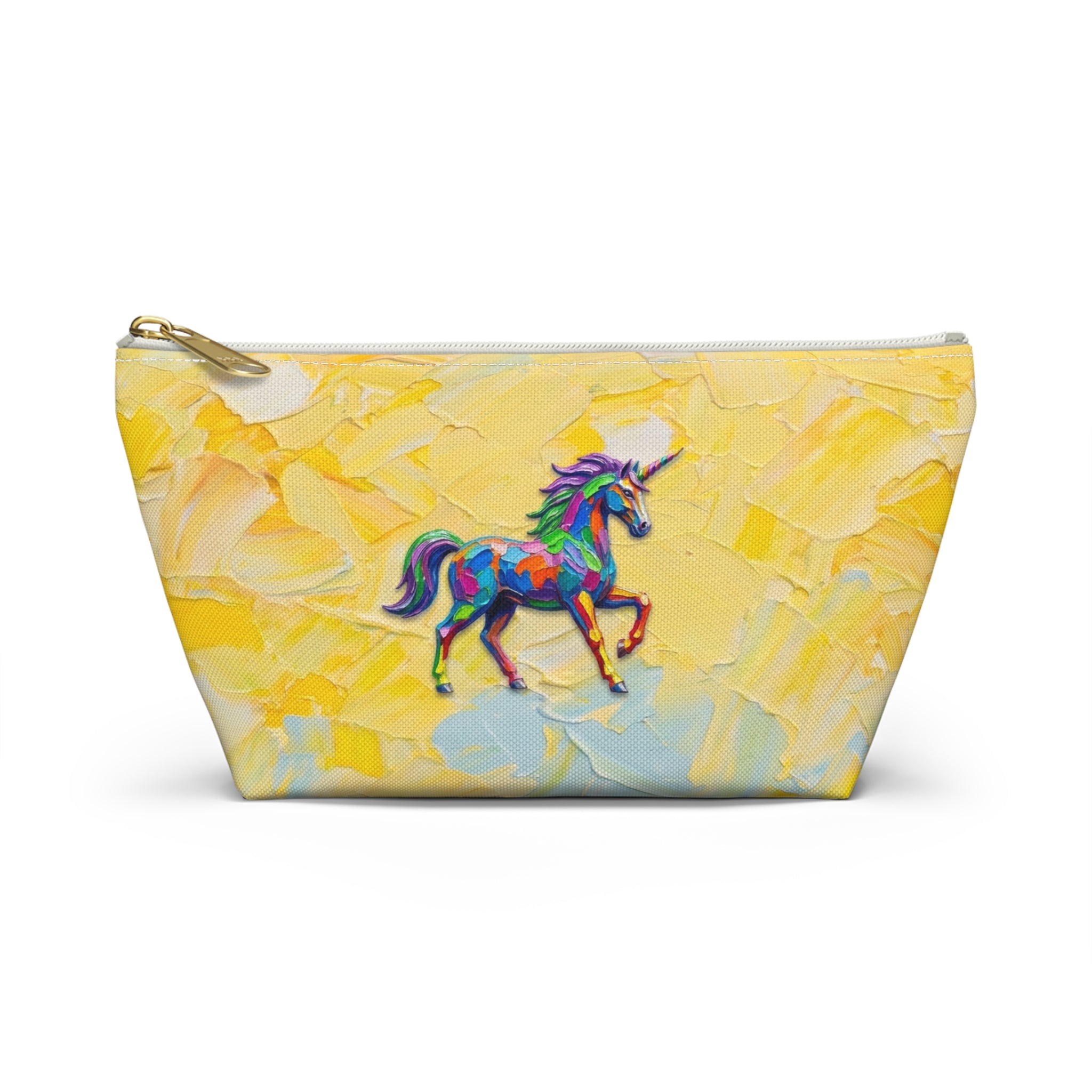 Unicorn Zip Pouch — Colorful Unicorn Makeup Bag & Pencil Case