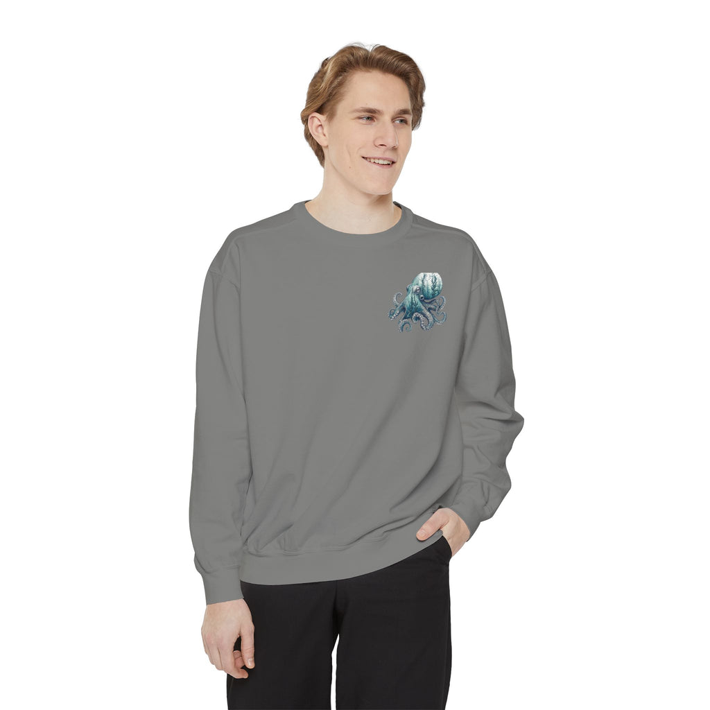 Into the Depths I Reach Shirt, Octopus Double Exposure Tee, Ocean Diver Sea Life Gift, Nautical Marine Sweatshirt