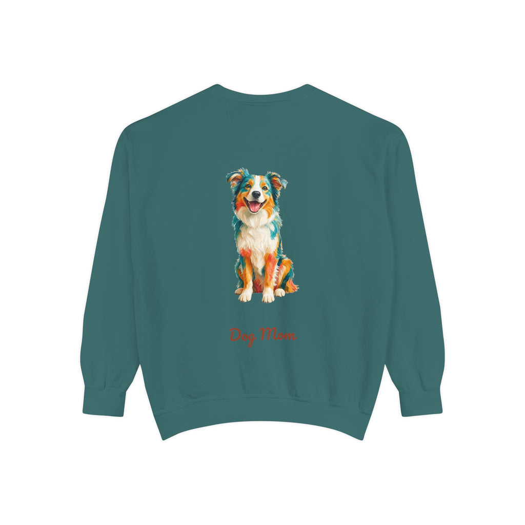 Dog Mom Shirt, Vibrant Painterly Dog Tee, Bold Dog Lover Gift, Colorful Dog Owner Sweatshirt