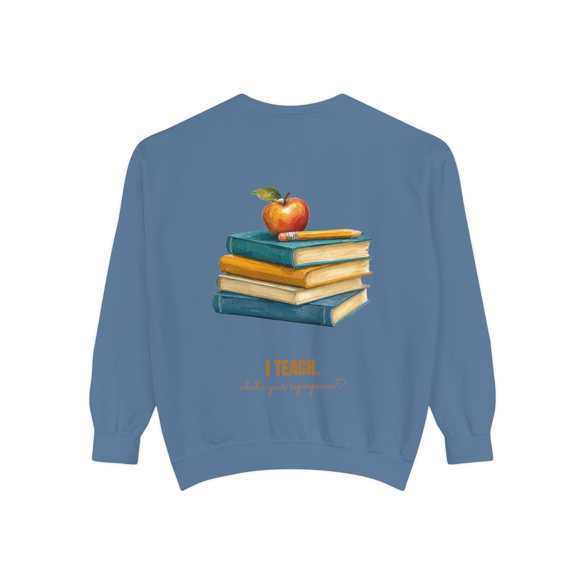 Teacher Shirt, I Teach What's Your Superpower Tee, Teacher Appreciation Gift, Painterly Back to School Sweatshirt
