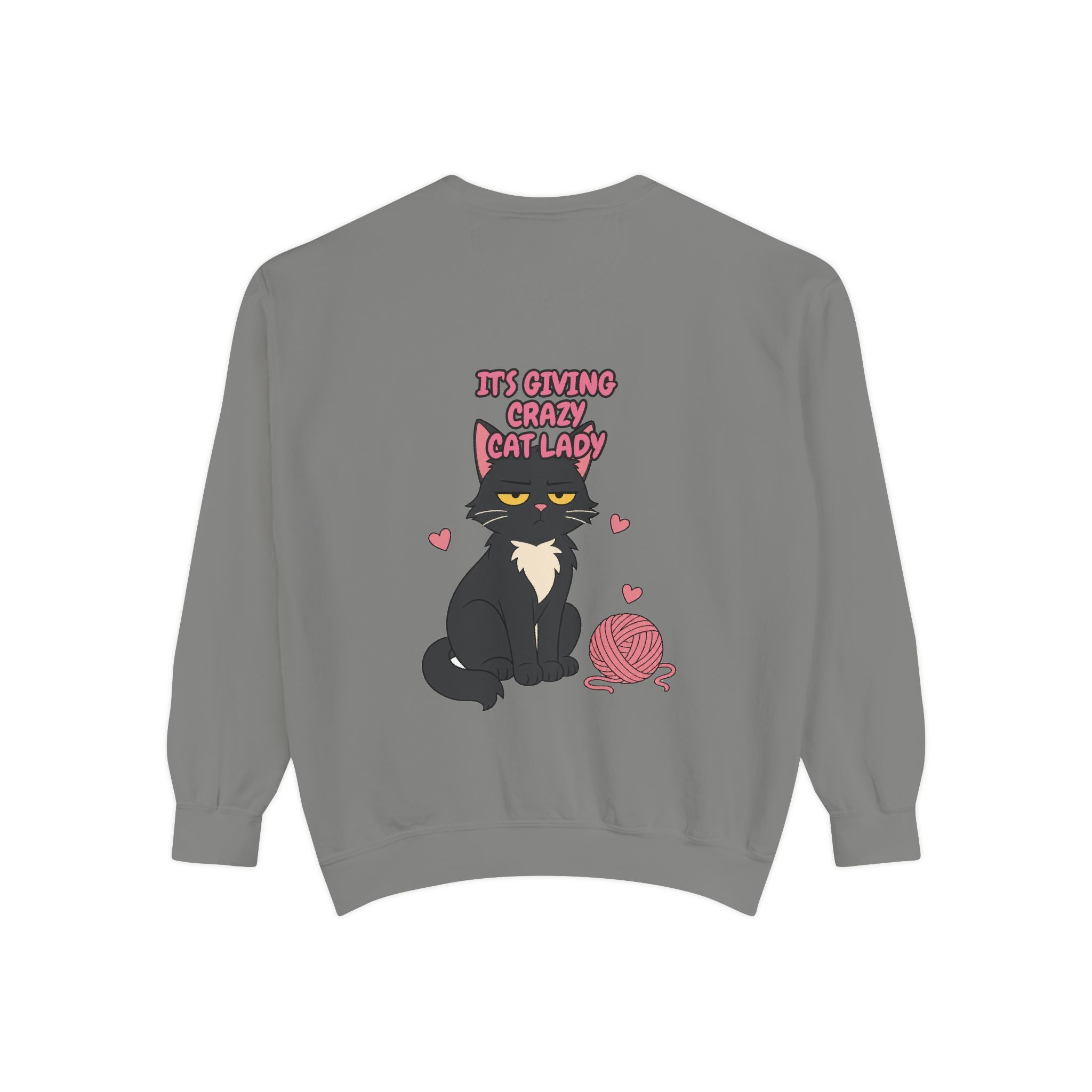 It's Giving Crazy Cat Lady Shirt, Funny Cat Mom Tee, Cat Lover Gift, Sarcastic Cat Owner Sweatshirt
