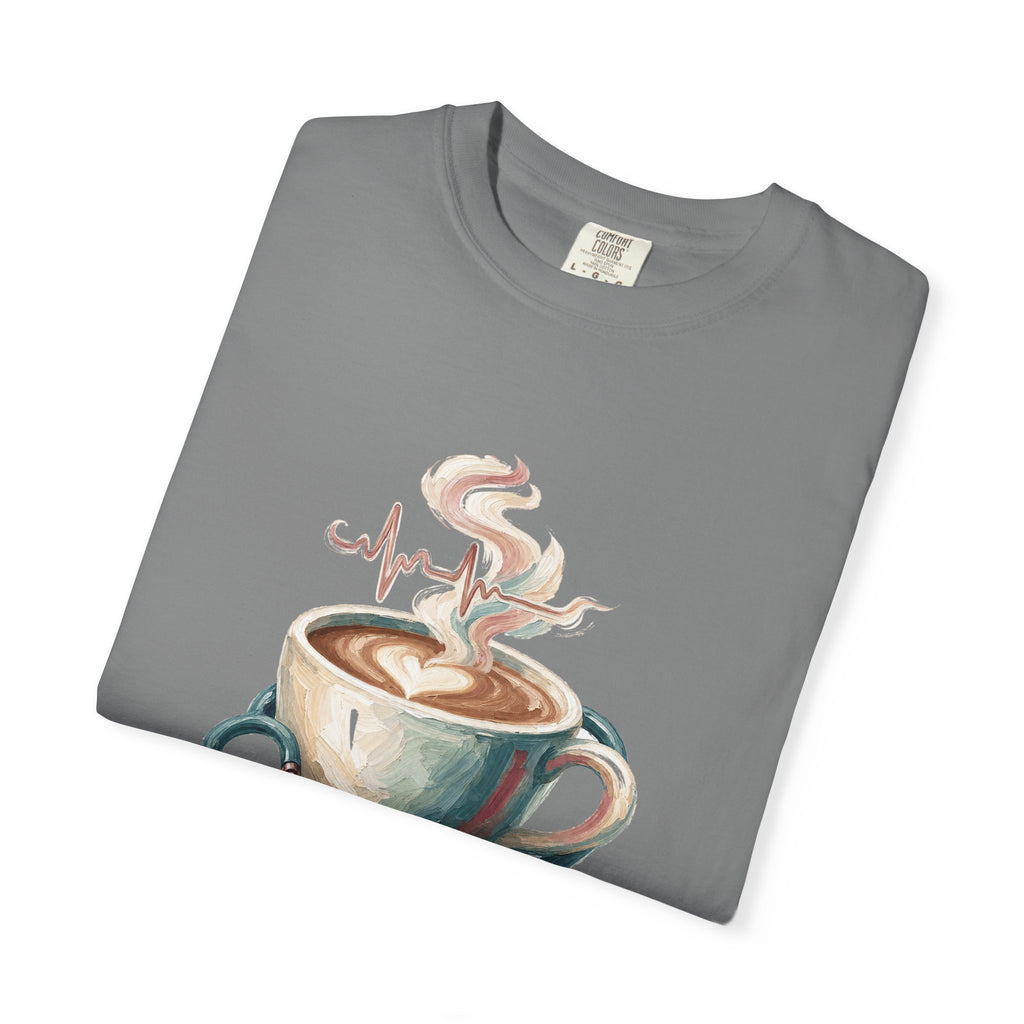 Nurse Shirt, Fueled by Coffee and Compassion Tee, Nurse Week RN Gift, Painterly Nurse Coffee Sweatshirt