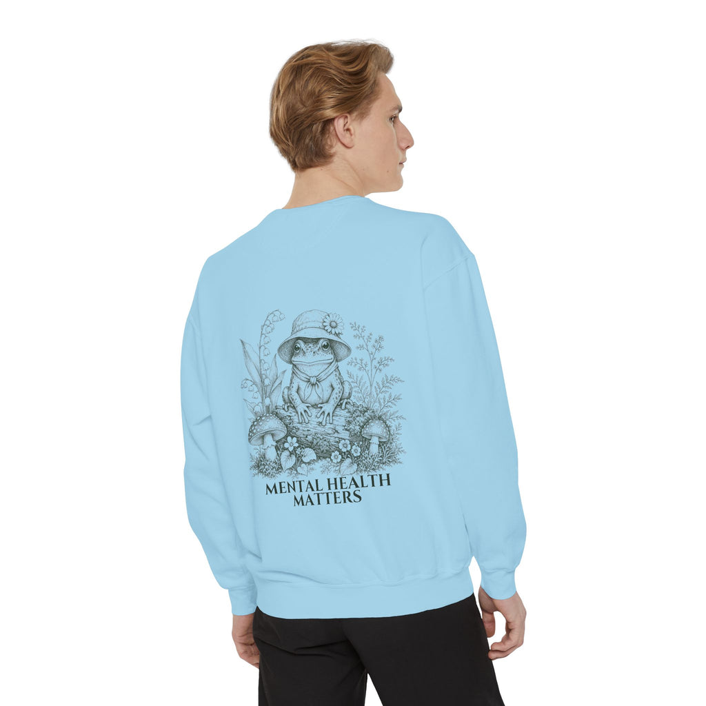 Mental Health Matters Shirt, Cute Frog Tee, Mental Health Awareness Gift, Kawaii Frog Sweatshirt
