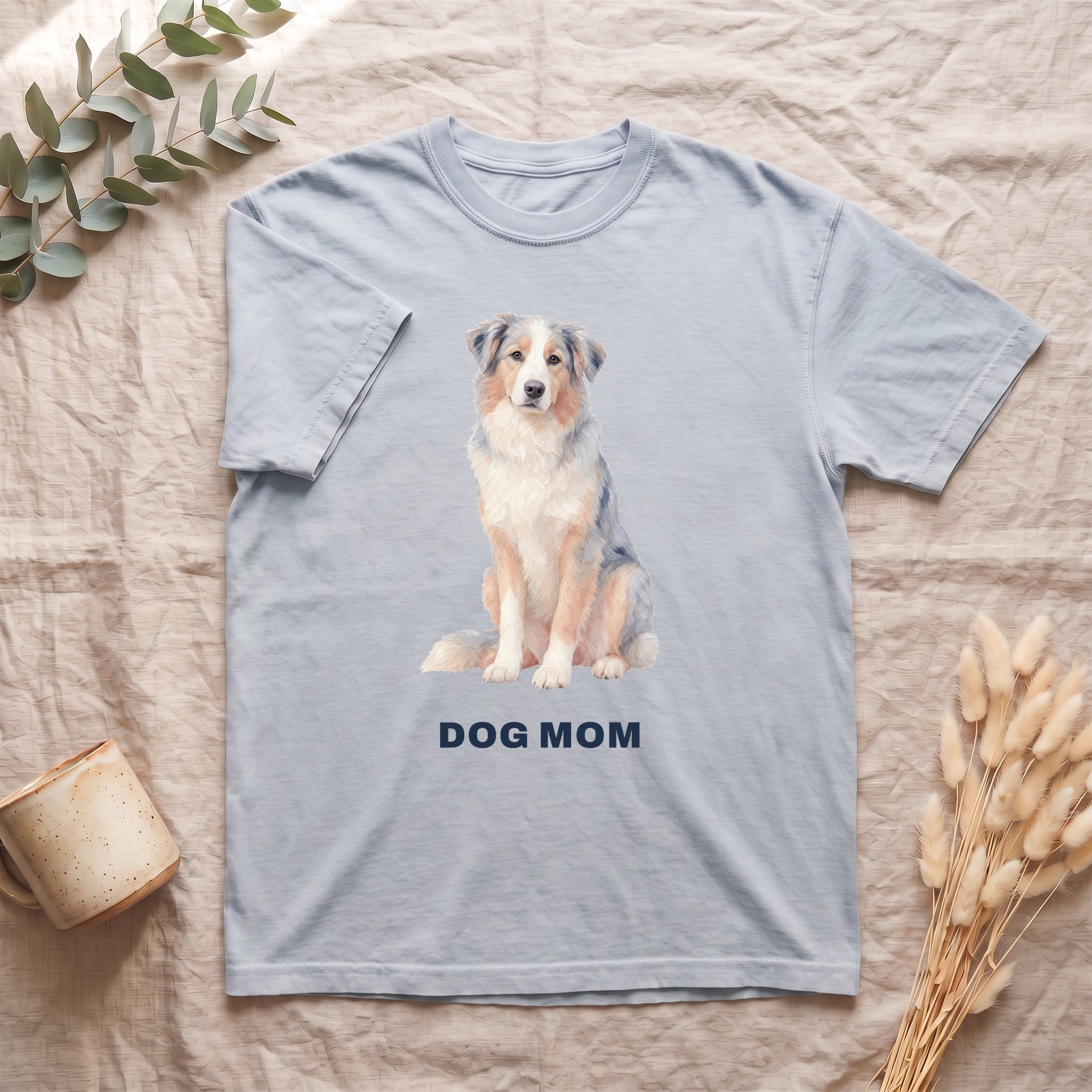 Dog Mom Shirt, Pastel Painterly Dog Tee, Cute Dog Lover Gift, Dog Owner Sweatshirt for Her