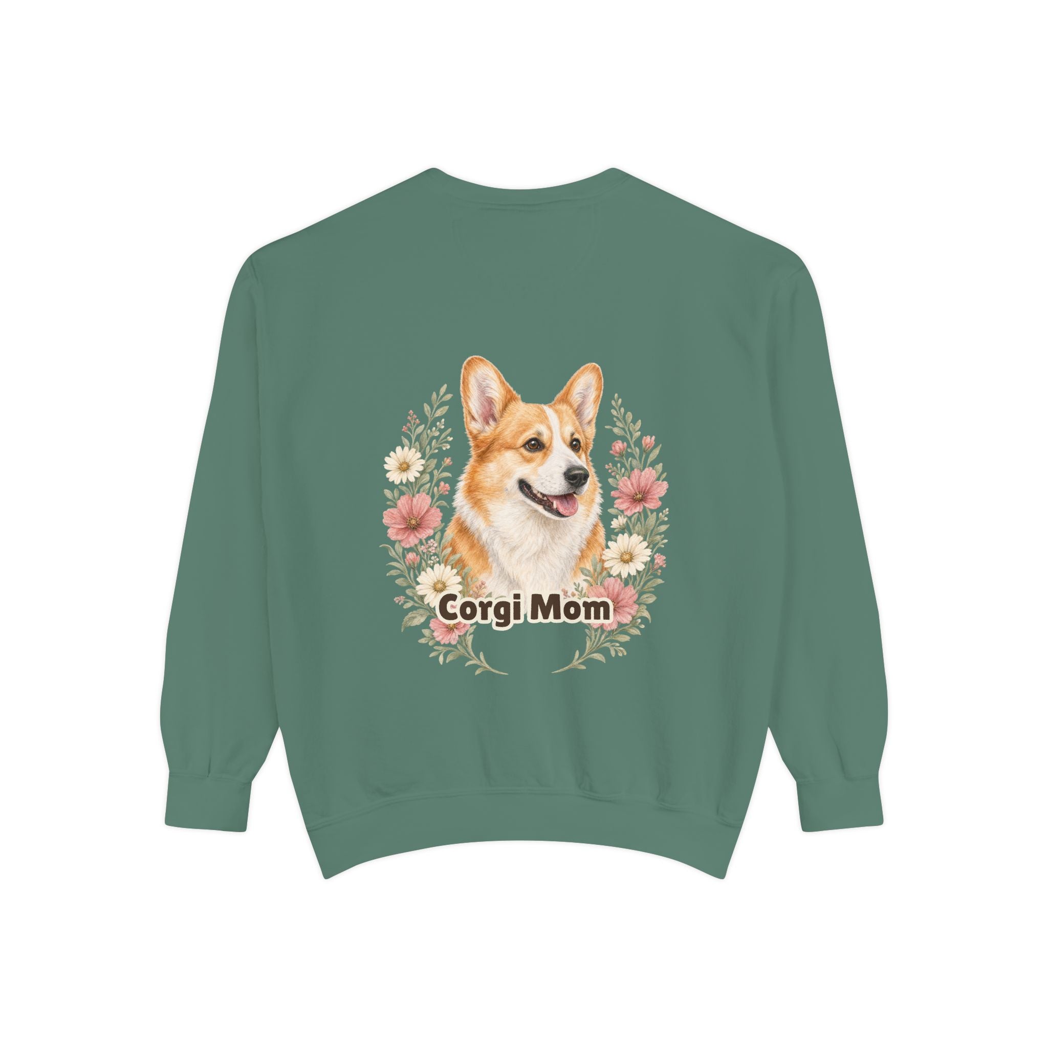 Corgi Mom Shirt, Corgi Mama Tee, Dog Mom Gift, Wildflower Corgi Lover Sweatshirt, Cute Dog Owner Gift