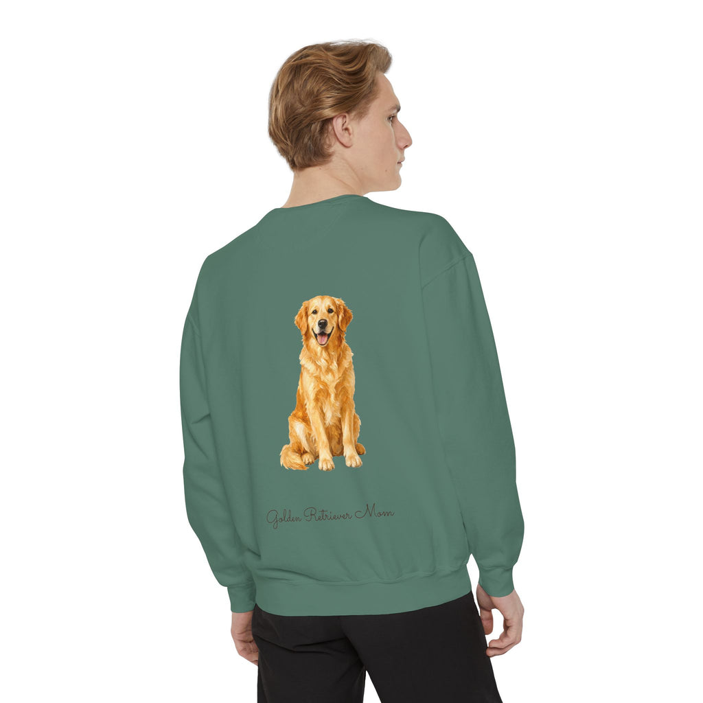 Golden Retriever Mom Shirt, Painterly Golden Dog Mom Tee, Cute Golden Lover Gift, Dog Owner Sweatshirt for Her