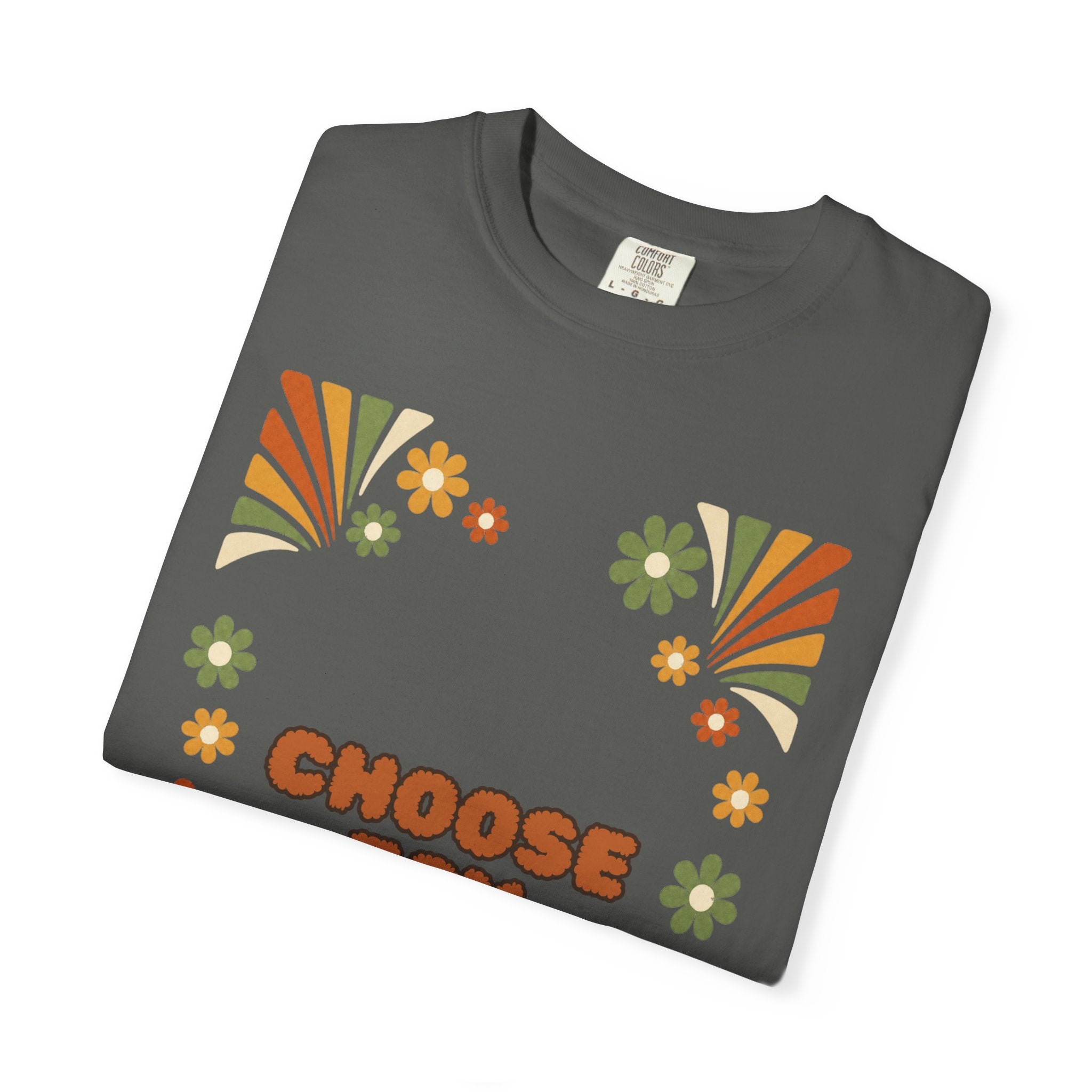 Choose Joy Shirt, Retro Groovy Tee, 70s Aesthetic Gift, Positive Affirmation Sweatshirt