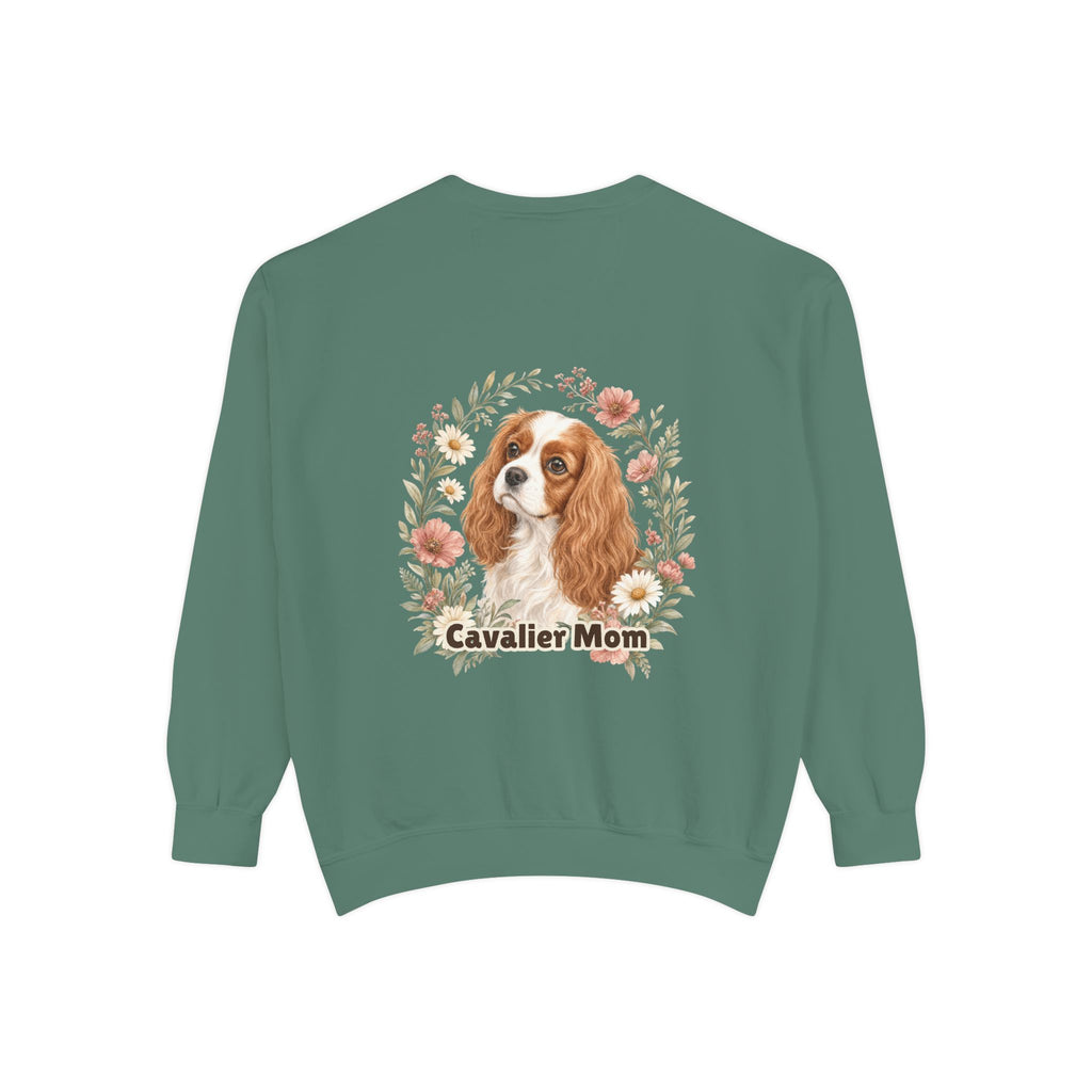 Cavalier Mom Shirt, Cavalier King Charles Spaniel Tee, Dog Mom Gift, Wildflower Dog Lover Sweatshirt