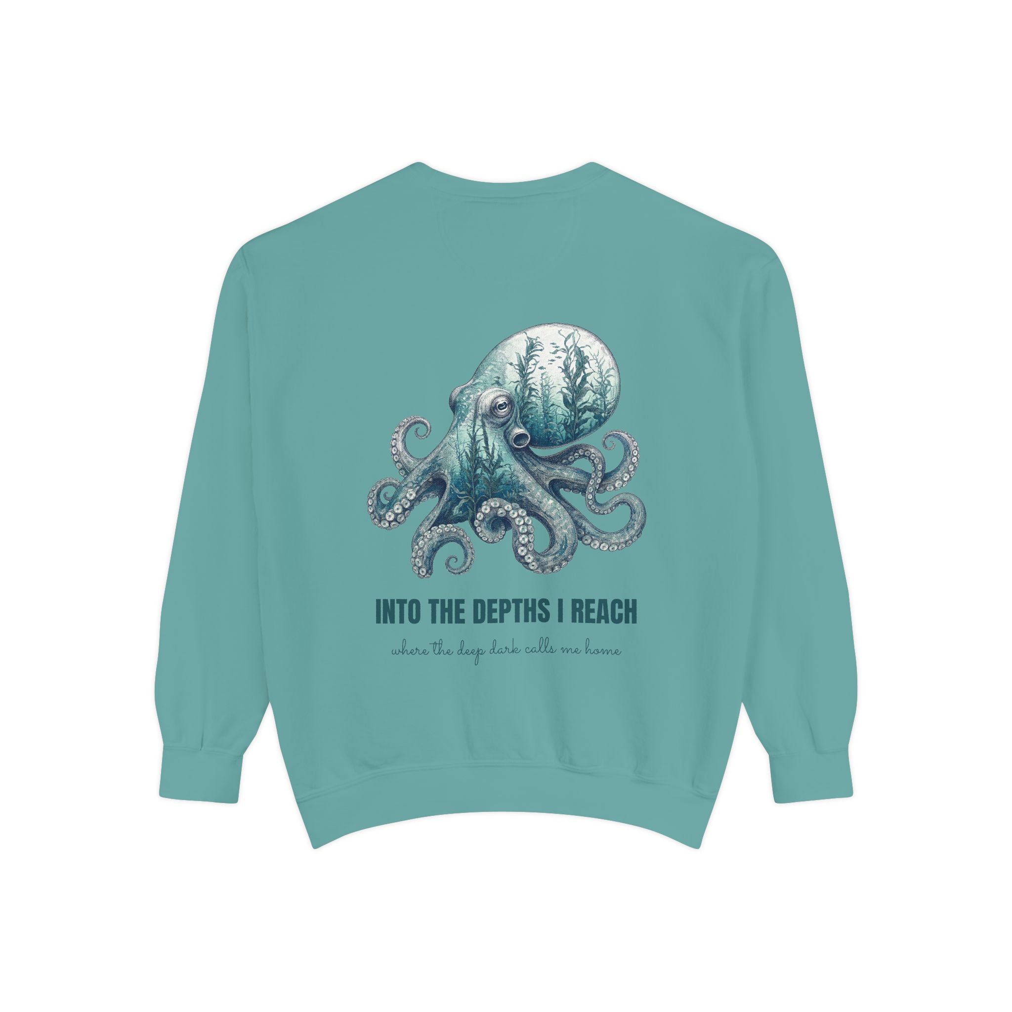 Into the Depths I Reach Shirt, Octopus Double Exposure Tee, Ocean Diver Sea Life Gift, Nautical Marine Sweatshirt