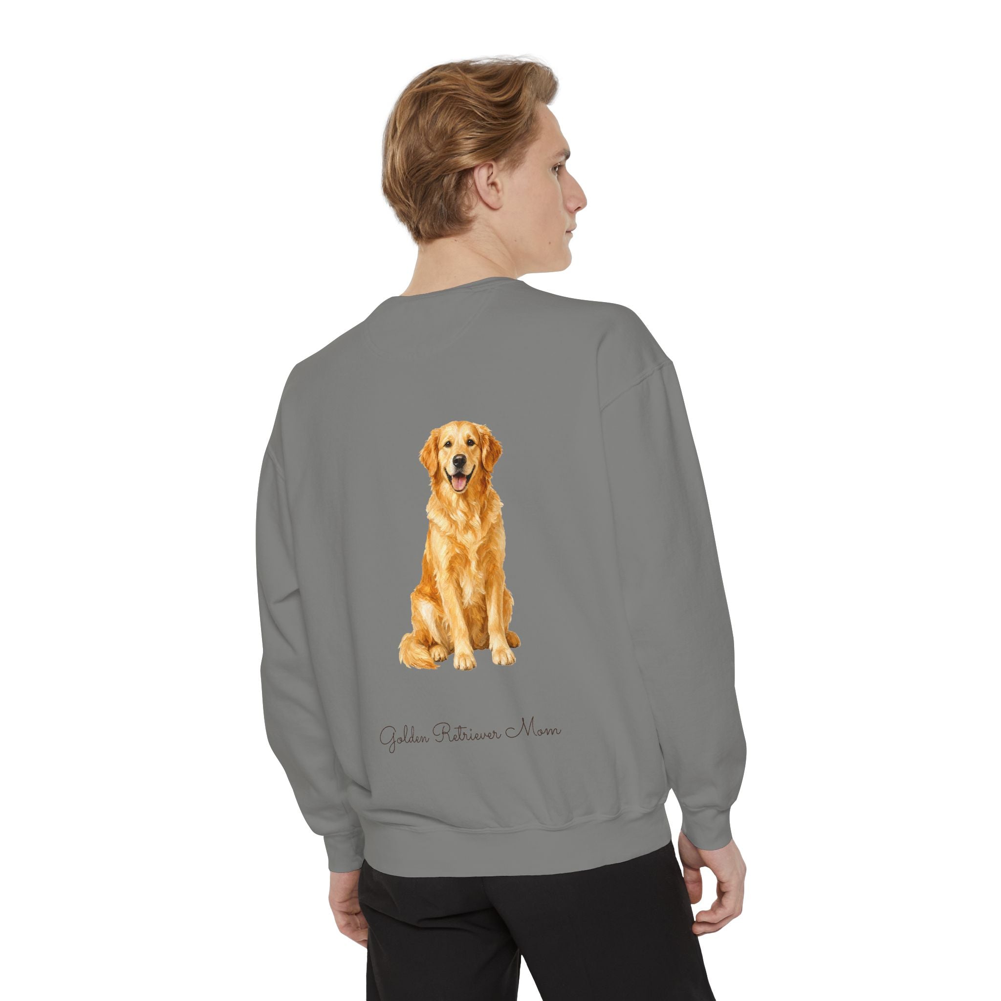 Golden Retriever Mom Shirt, Painterly Golden Dog Mom Tee, Cute Golden Lover Gift, Dog Owner Sweatshirt for Her