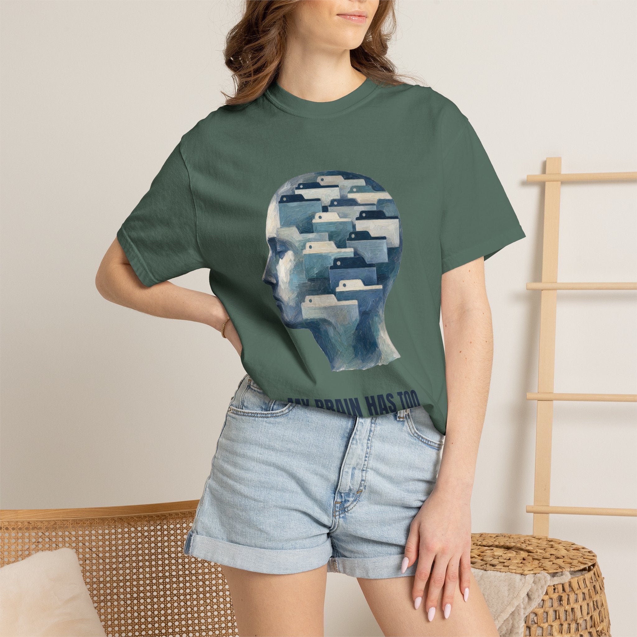 My Brain Has Too Many Tabs Open Shirt, Funny ADHD Tech Tee, Overwhelmed Programmer Gift, Sarcastic Sweatshirt