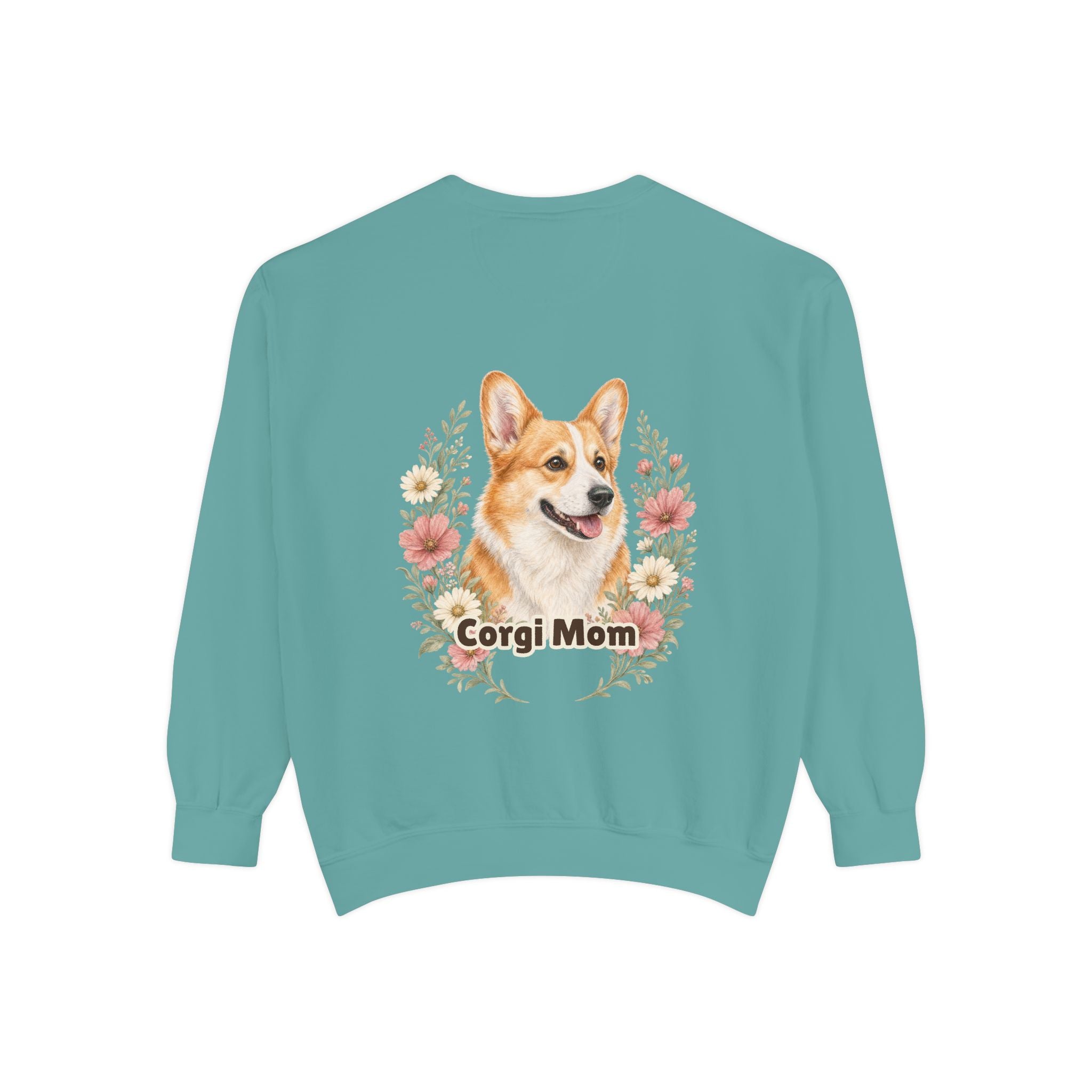 Corgi Mom Shirt, Corgi Mama Tee, Dog Mom Gift, Wildflower Corgi Lover Sweatshirt, Cute Dog Owner Gift