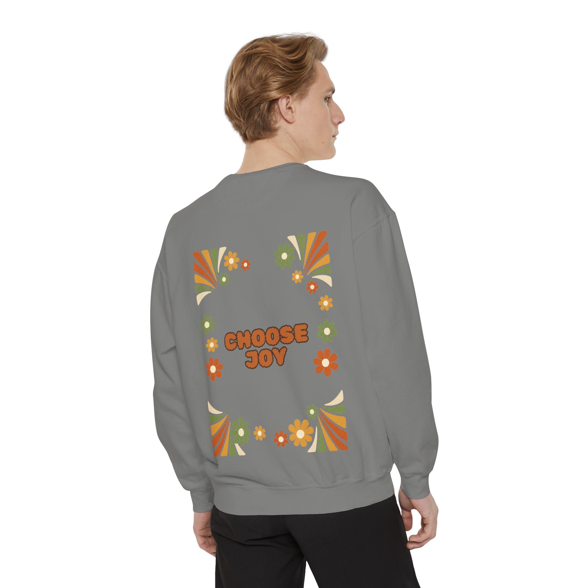 Choose Joy Shirt, Retro Groovy Tee, 70s Aesthetic Gift, Positive Affirmation Sweatshirt