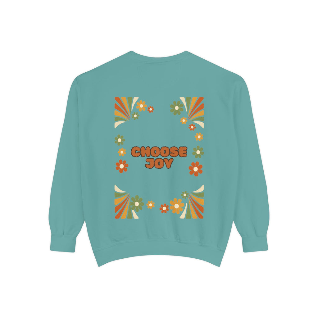 Choose Joy Shirt, Retro Groovy Tee, 70s Aesthetic Gift, Positive Affirmation Sweatshirt