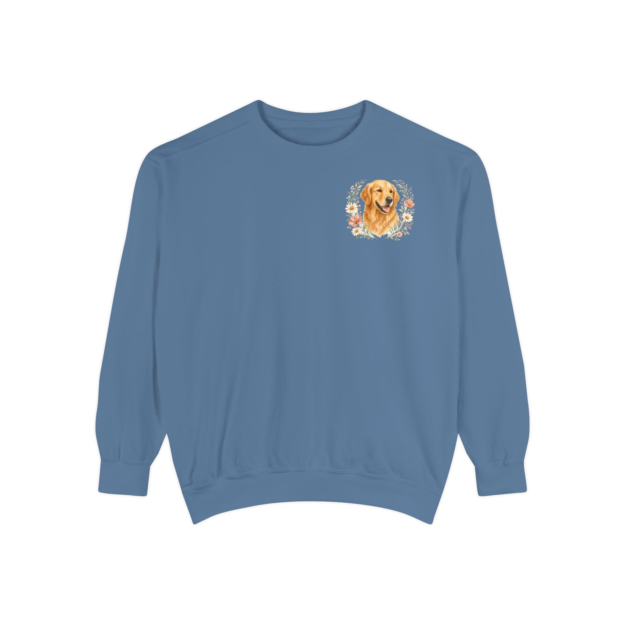 Golden Retriever Dad Shirt, Golden Dad Tee, Dog Dad Gift, Wildflower Dog Lover Sweatshirt, Cute Dog Owner Gift
