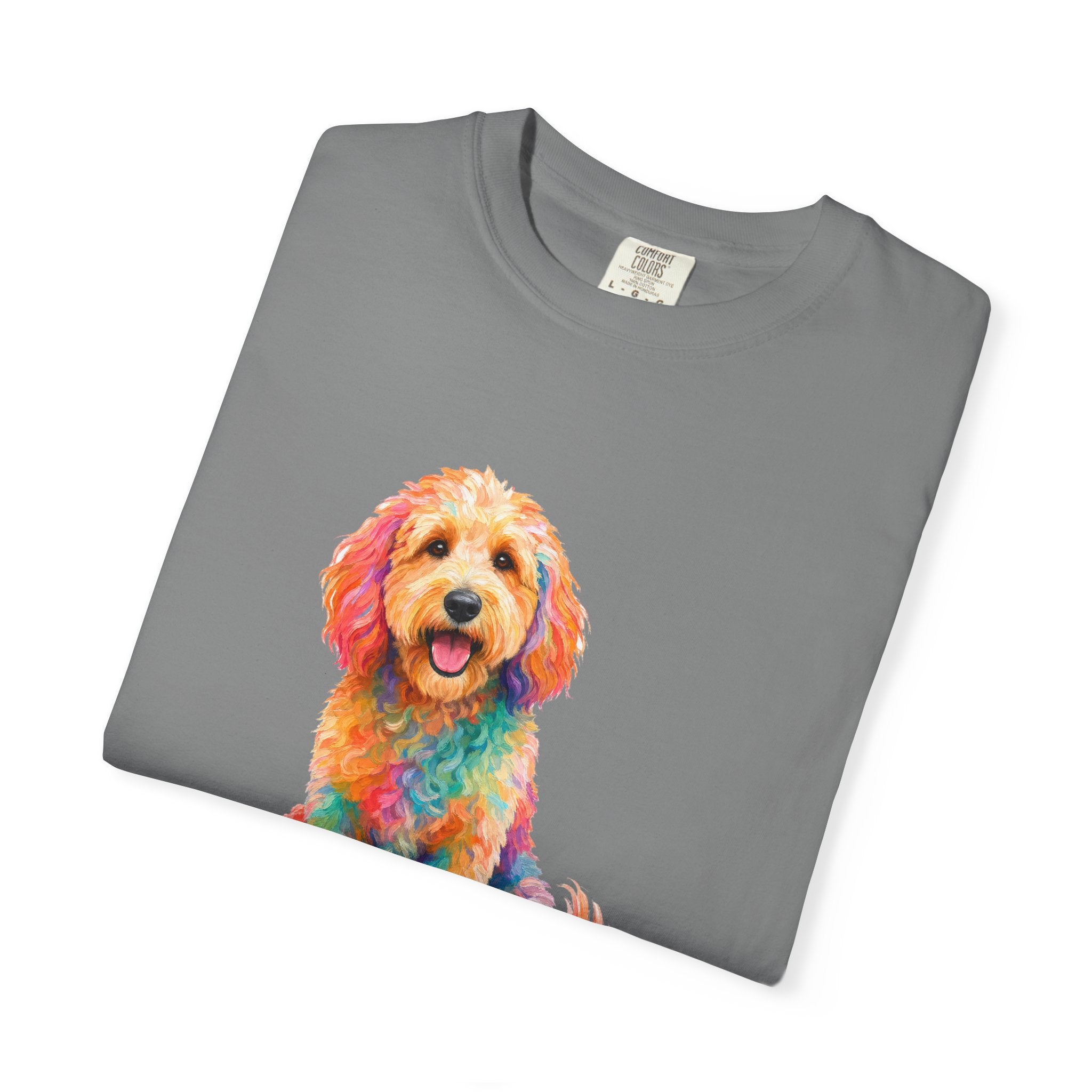 Goldendoodle Shirt, My Emotional Support Human Is Offline Tee, Funny Doodle Dog Mom Gift, Painterly Dog Lover Sweatshirt