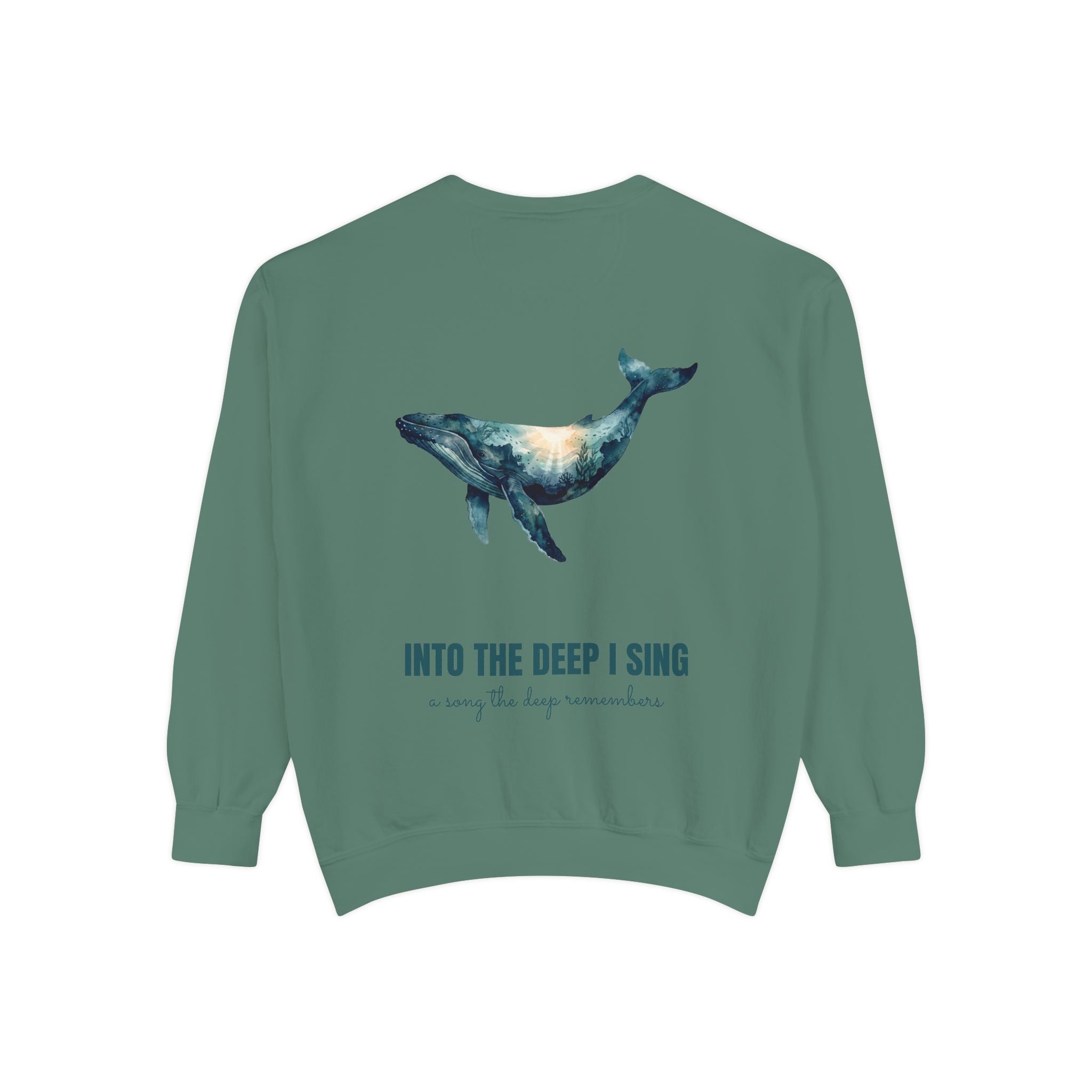 Into the Deep I Sing Shirt, Humpback Whale Double Exposure Tee, Ocean Lover Marine Life Gift, Nautical Sweatshirt