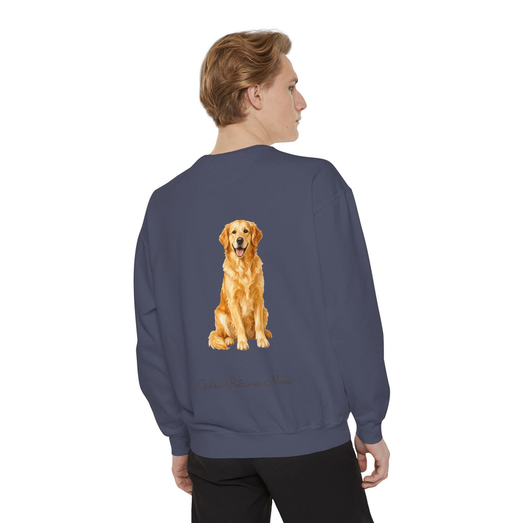 Golden Retriever Mom Shirt, Painterly Golden Dog Mom Tee, Cute Golden Lover Gift, Dog Owner Sweatshirt for Her