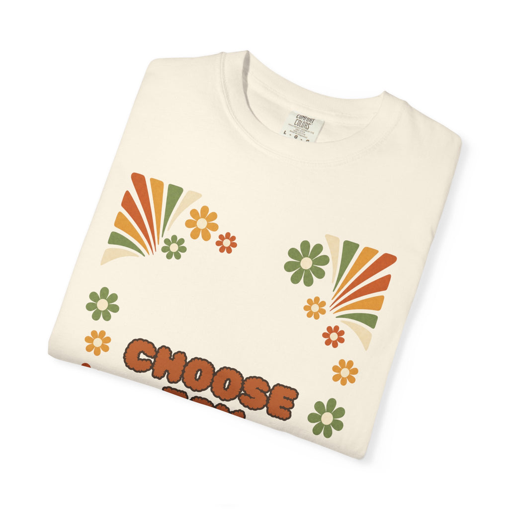 Choose Joy Shirt, Retro Groovy Tee, 70s Aesthetic Gift, Positive Affirmation Sweatshirt