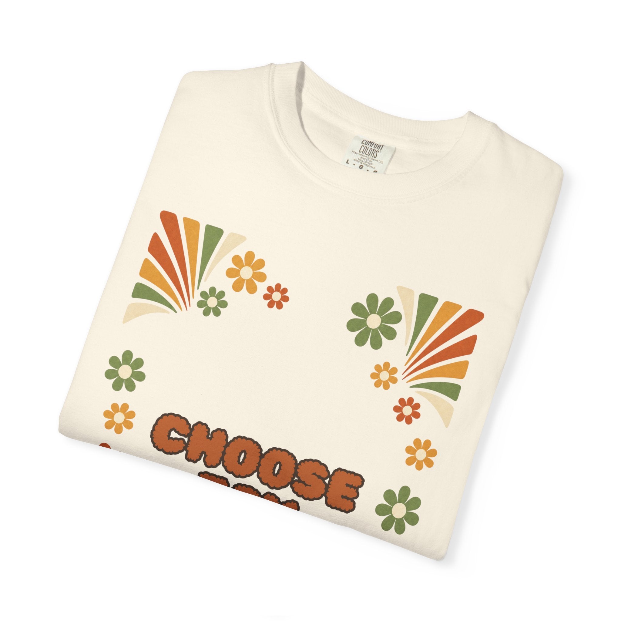 Choose Joy Shirt, Retro Groovy Tee, 70s Aesthetic Gift, Positive Affirmation Sweatshirt